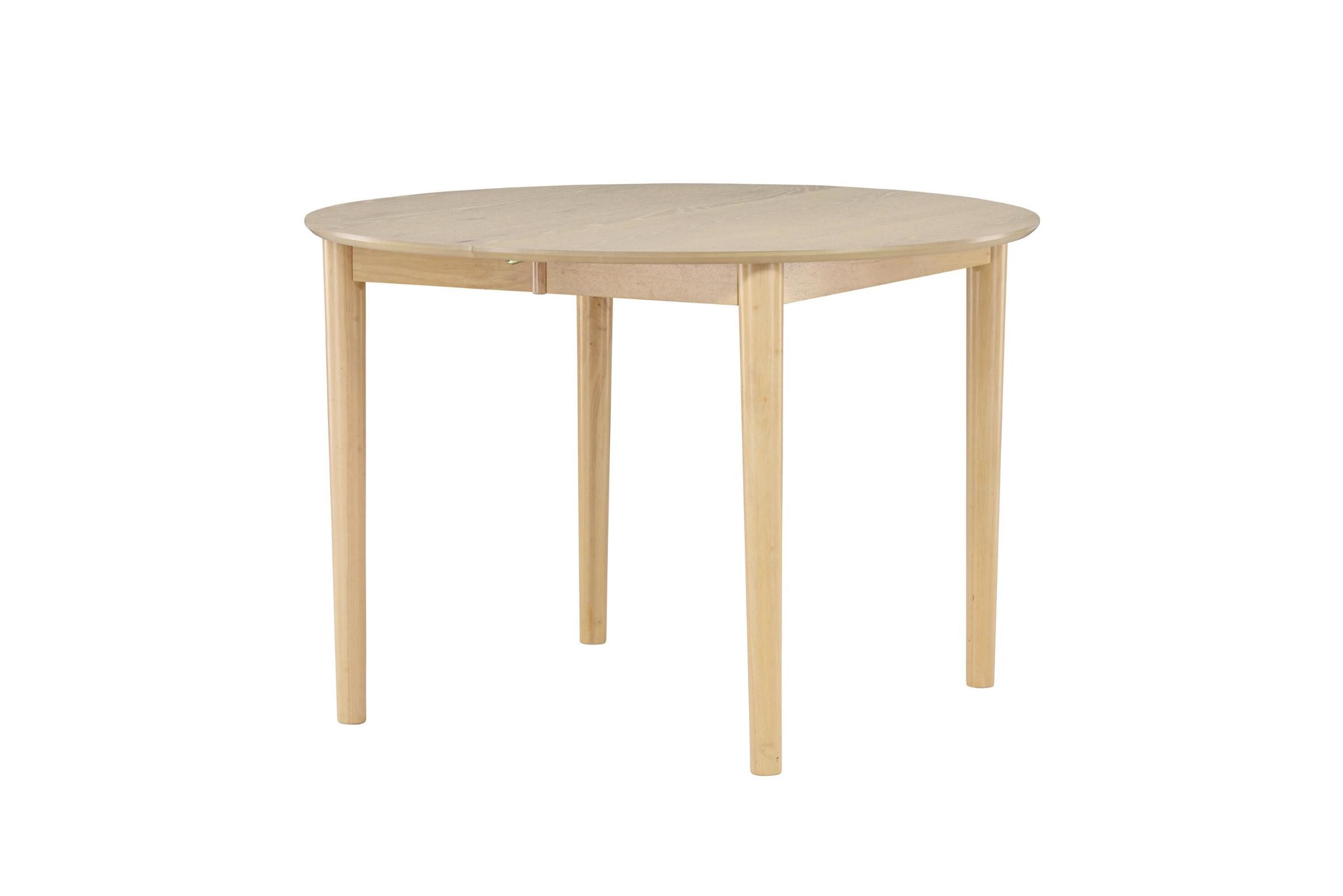 Venture Home Esstisch Gilda Esstisch Ø110/150 cm mit Auszug Natur. (1-St)