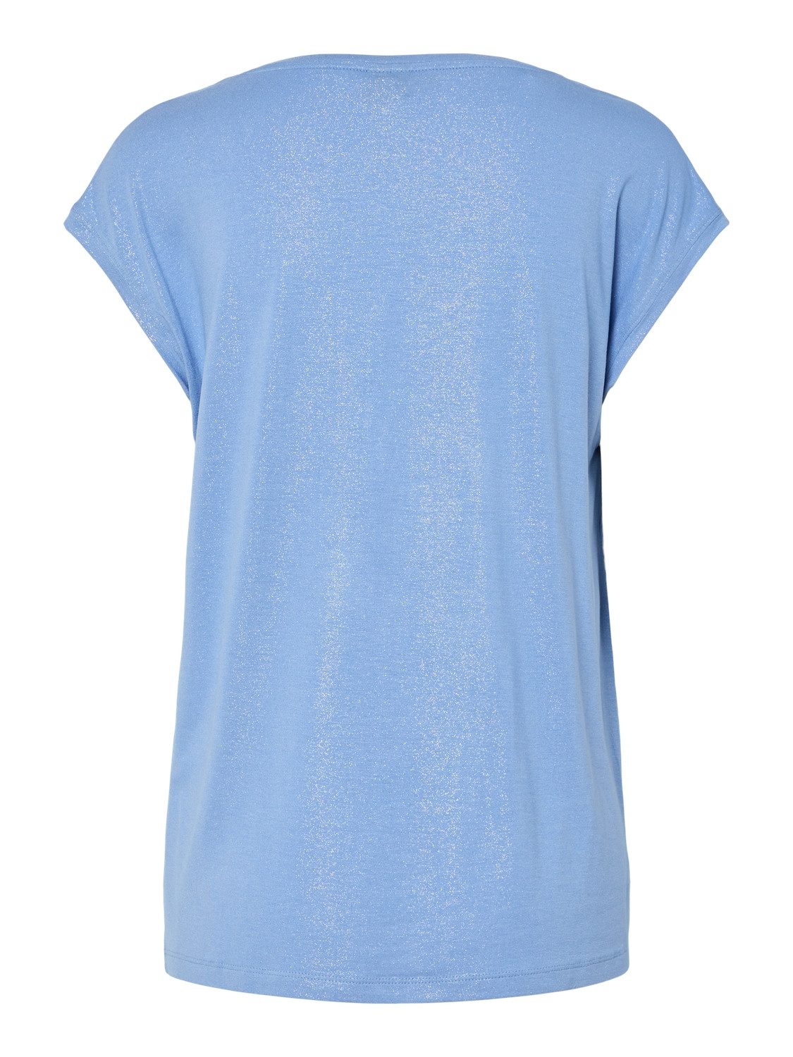 pieces Kurzarmshirt PCALICE SS GLITTER TEE JRS NOOS BC Viskosemischung, loose fit