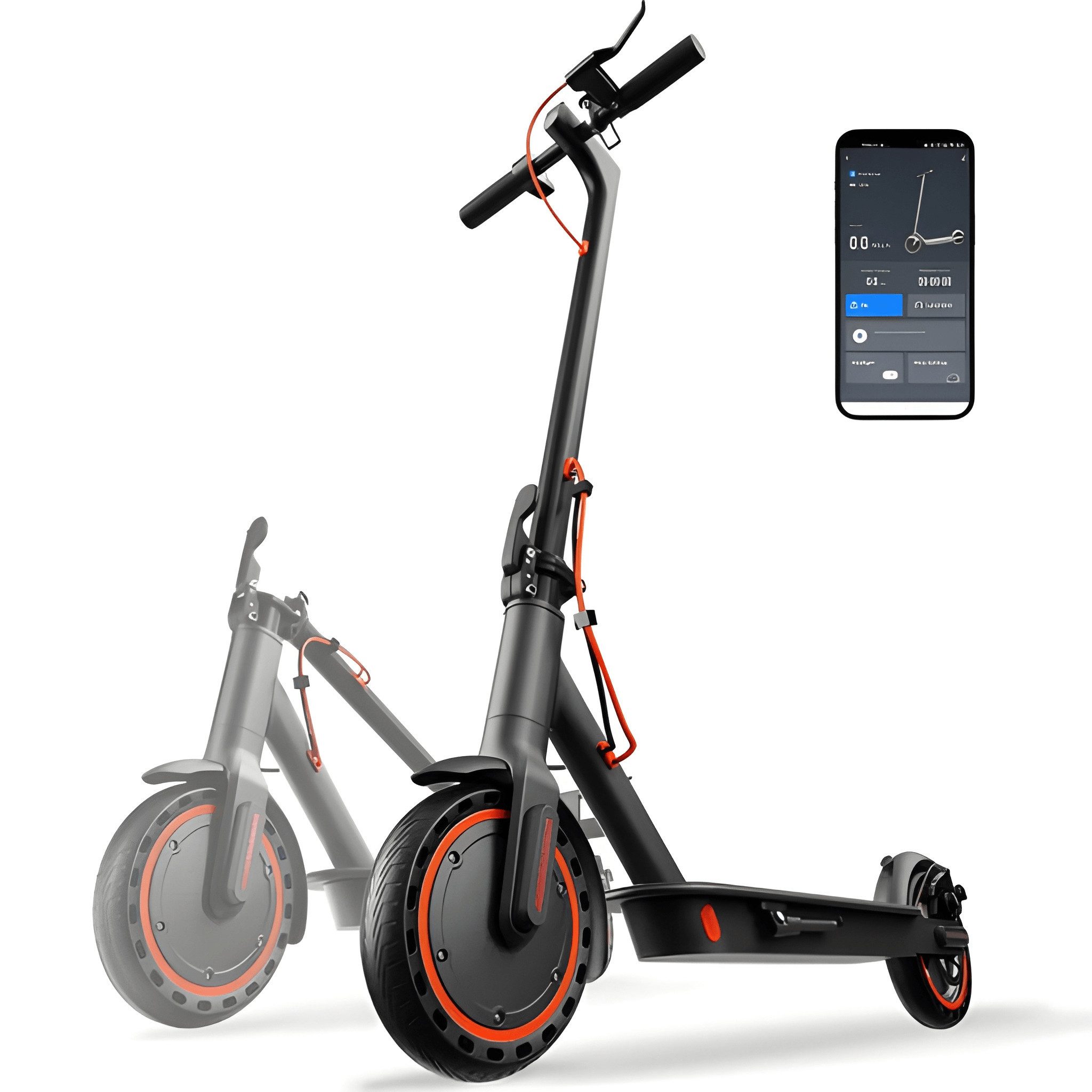 Athlix E-Scooter T3 ABE faltbarer E-Scooter mit Straßenzulassung 3 Modi 8,5 Zoll Räder, 20 km/h, Stoßdämpfendes Fahrwerk, Schneller Faltmechanismus