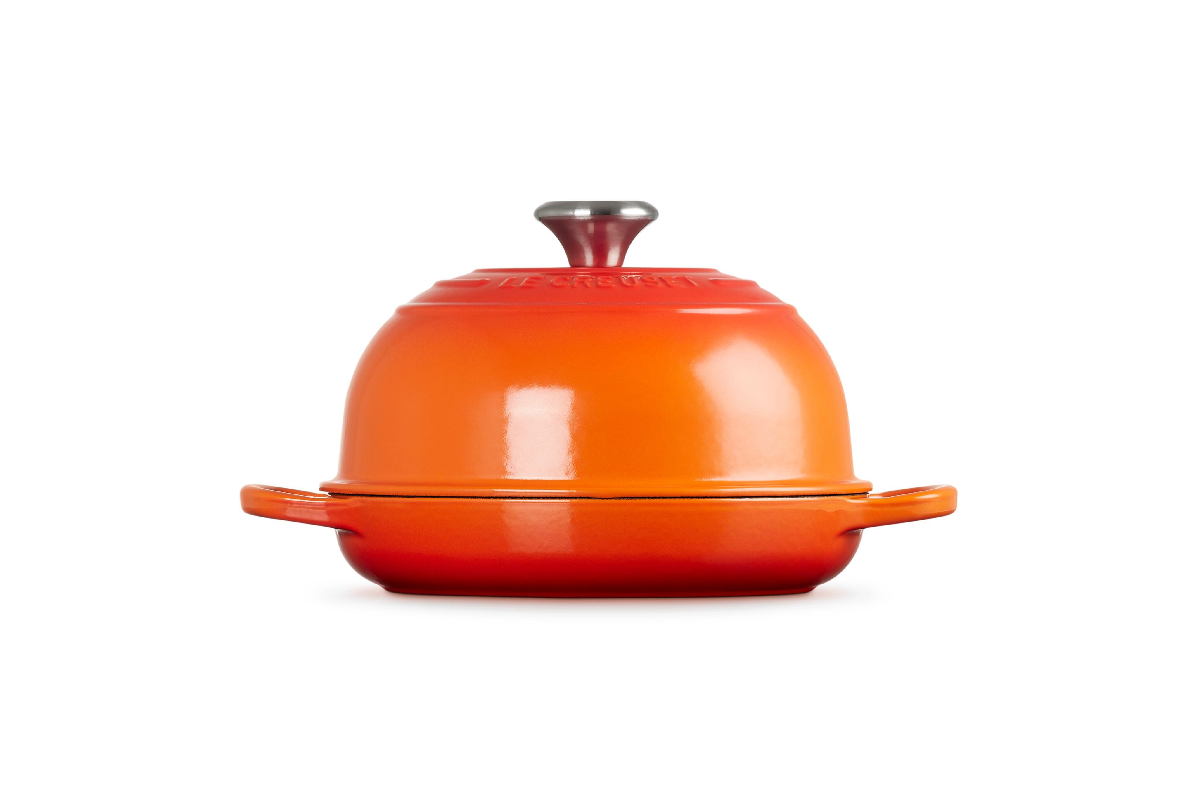 LE CREUSET Bräter Signature Brot Bräter 24cm, Gusseisen, 24cm, Ofenrot, 21301240900430