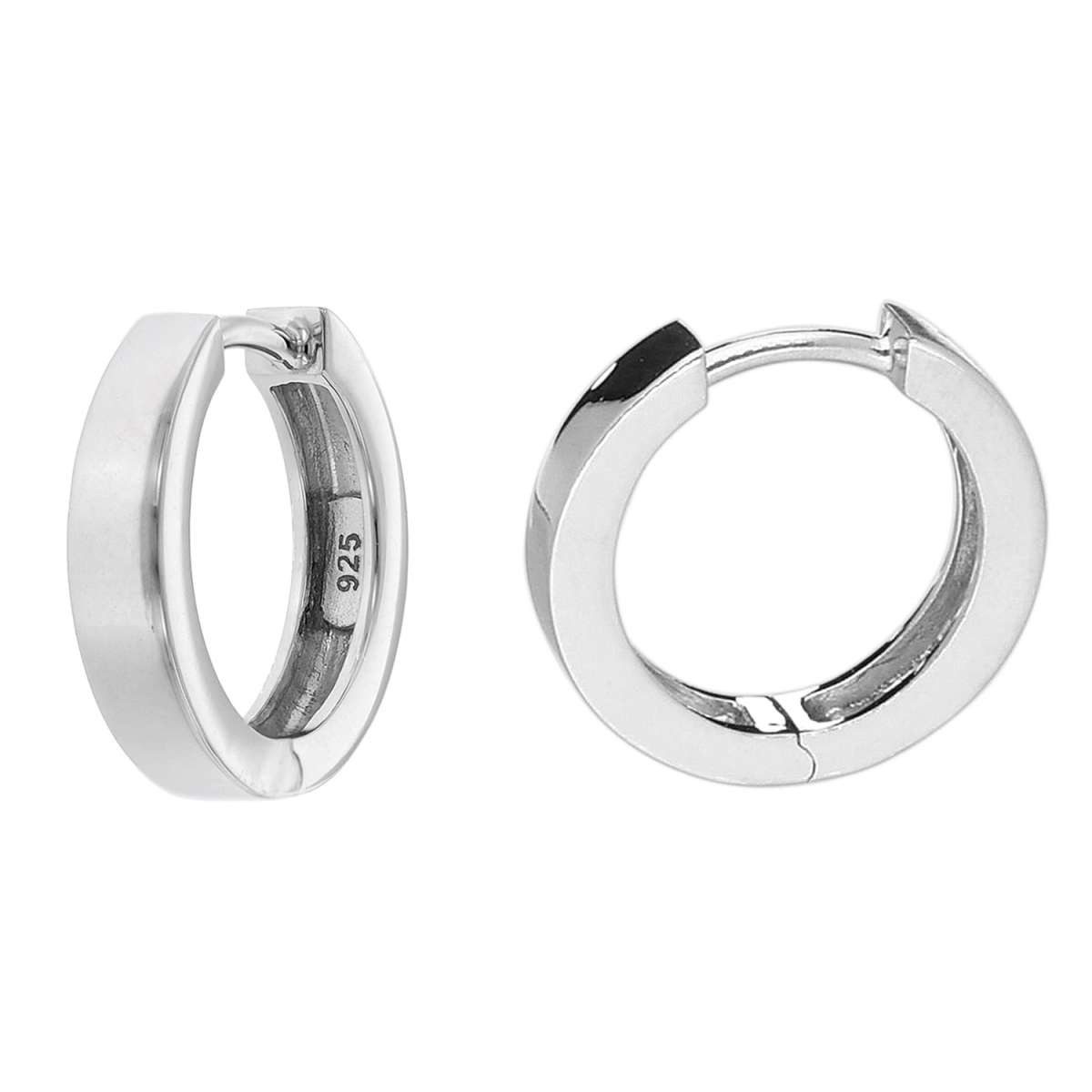 trendor Paar Creolen 41579, für Damen und Herren 925 Silber Ø 16 mm