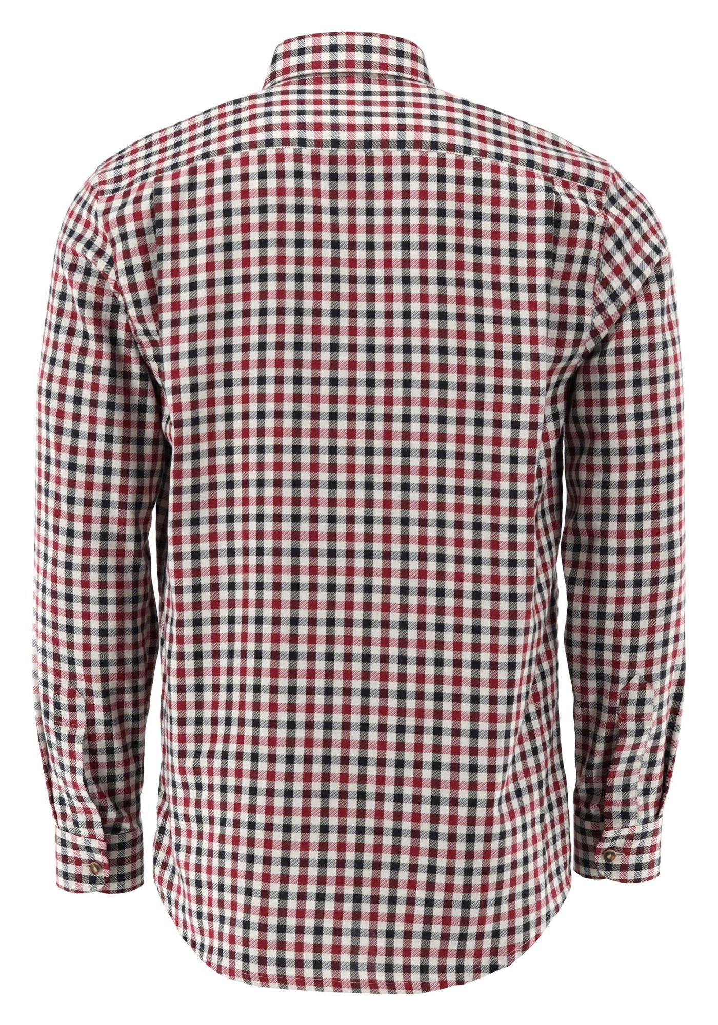 OS Trachten Trachtenhemd Zosel Regular Fit, Haifischkragen, 1/1-Arm, Paspel günstig online kaufen