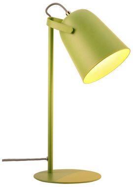 Pauleen Schreibtischlampe True Pistachio, ohne Leuchtmittel, E14, Metall Softgrün