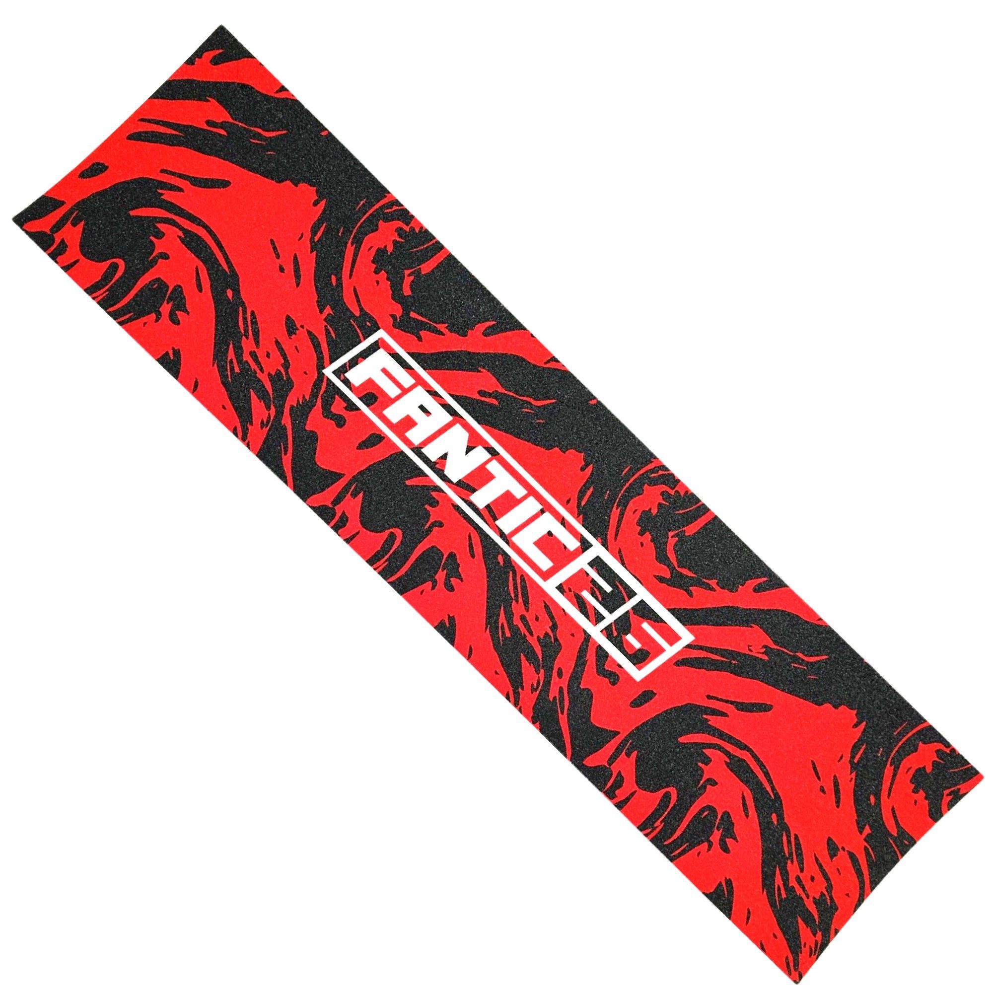 Fantic26 Stuntscooter Fantic26 Stunt-Scooter Griptape 58,5cm x 15,5cm Swirl Schwarz/Rot