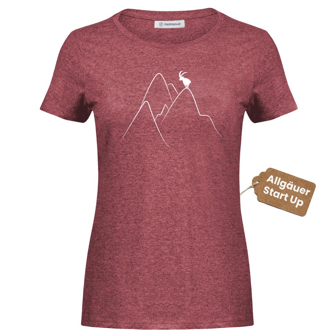 Gipfelgaudi Funktionsshirt Bergsehnsucht Funktionsshirt Frauen