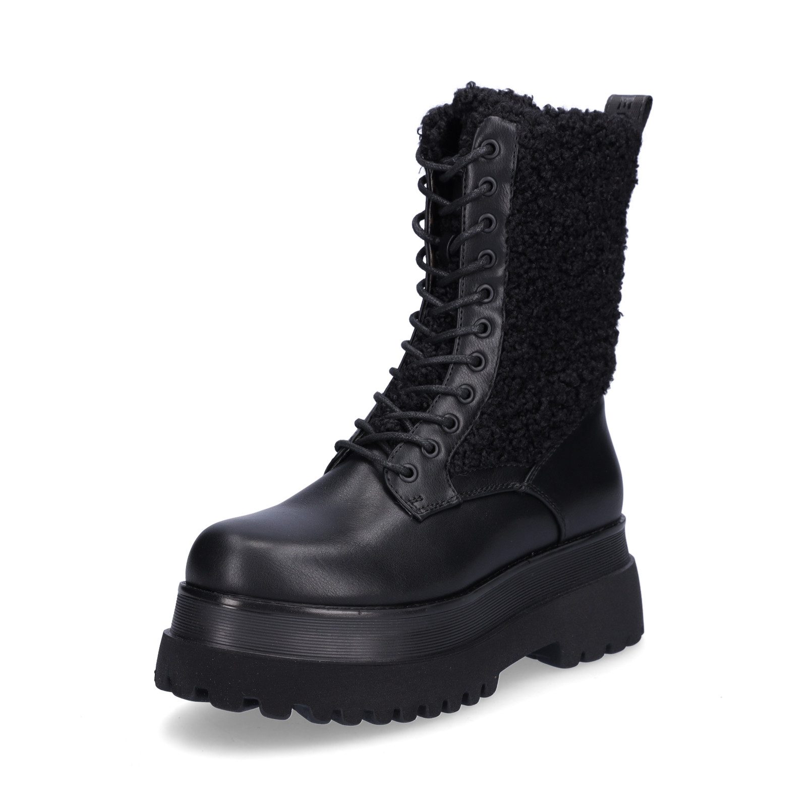 Replay Replay Damen Schnürboot Any Fur schwarz Schnürboots