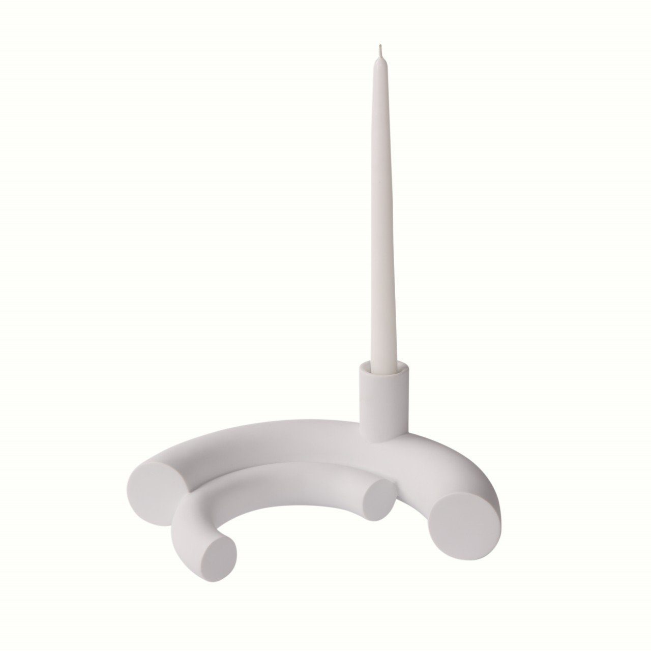 Goebel Kerzenhalter, Weiß L:30cm B:21cm H:11cm Porzellan | Kerzenständer