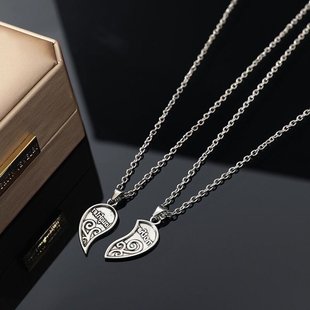 MEGAGOODS Ketten-Set 2er Set Halsketten Silber günstig online kaufen
