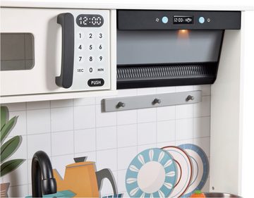 Hape Spielküche Moderne Smart-Home-Küche Holz, Kunststoff, Metall, mit Licht- & Soundeffekt