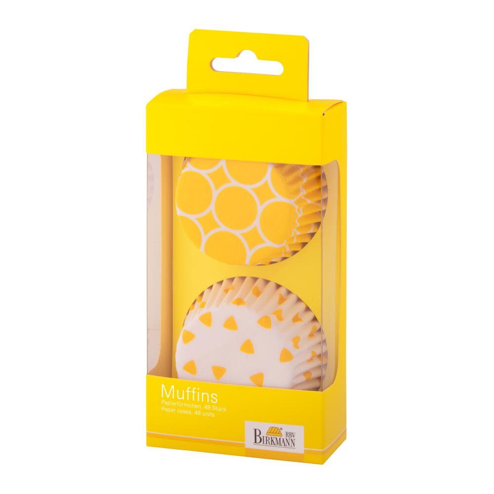 Beasea Mini-Muffinform – 48 Stück, Antihaftbeschichtet, Aus Karbonstahl, Goldfarben – Perfekt Für Mini-Cupcakes Und Kleine Backwaren
