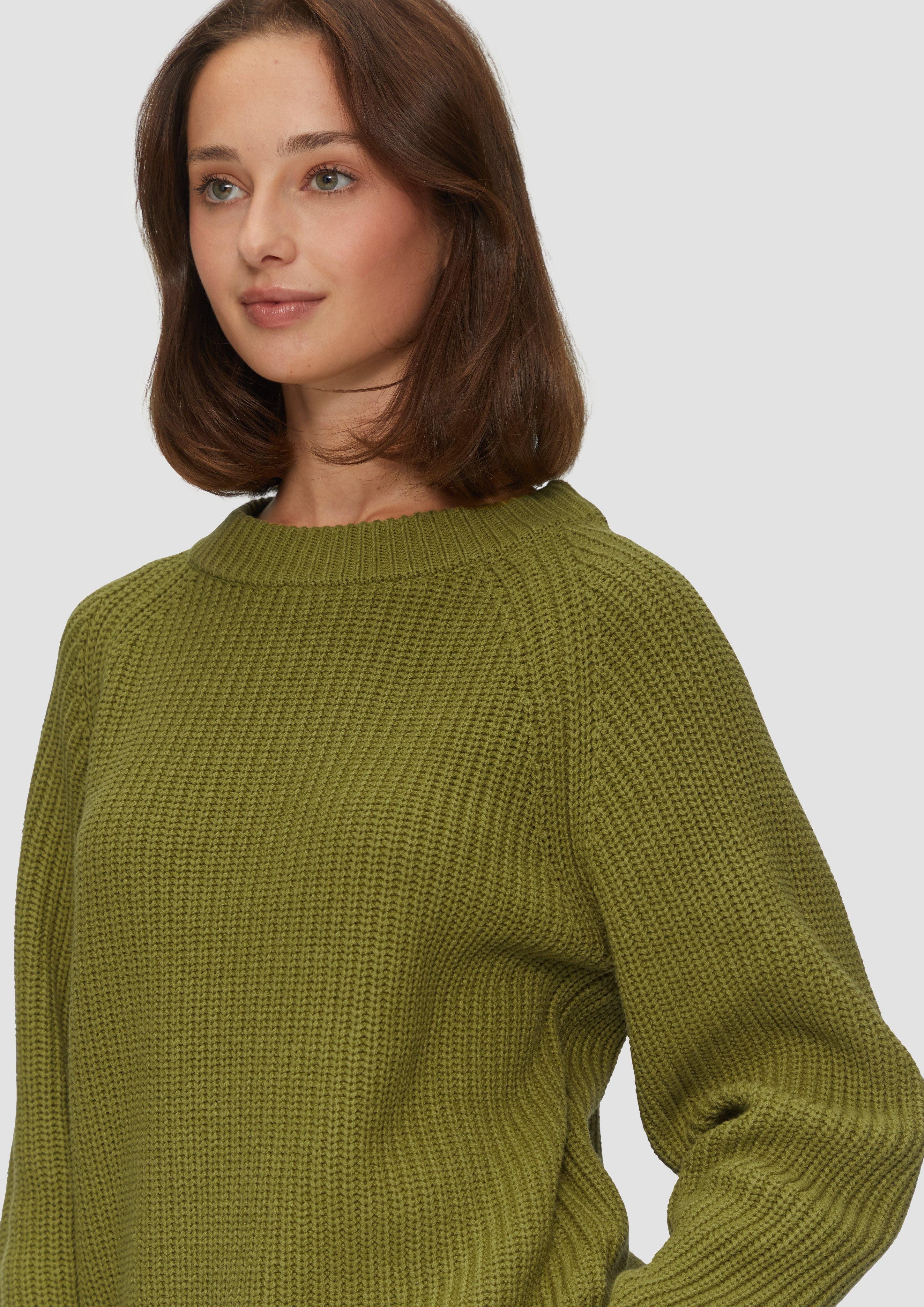 s.Oliver Strickpullover Strickpullover mit Raglanärmeln günstig online kaufen