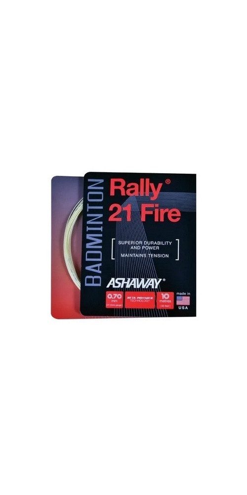 Badmintonsaite Rally 21 Fire natur 10m Set