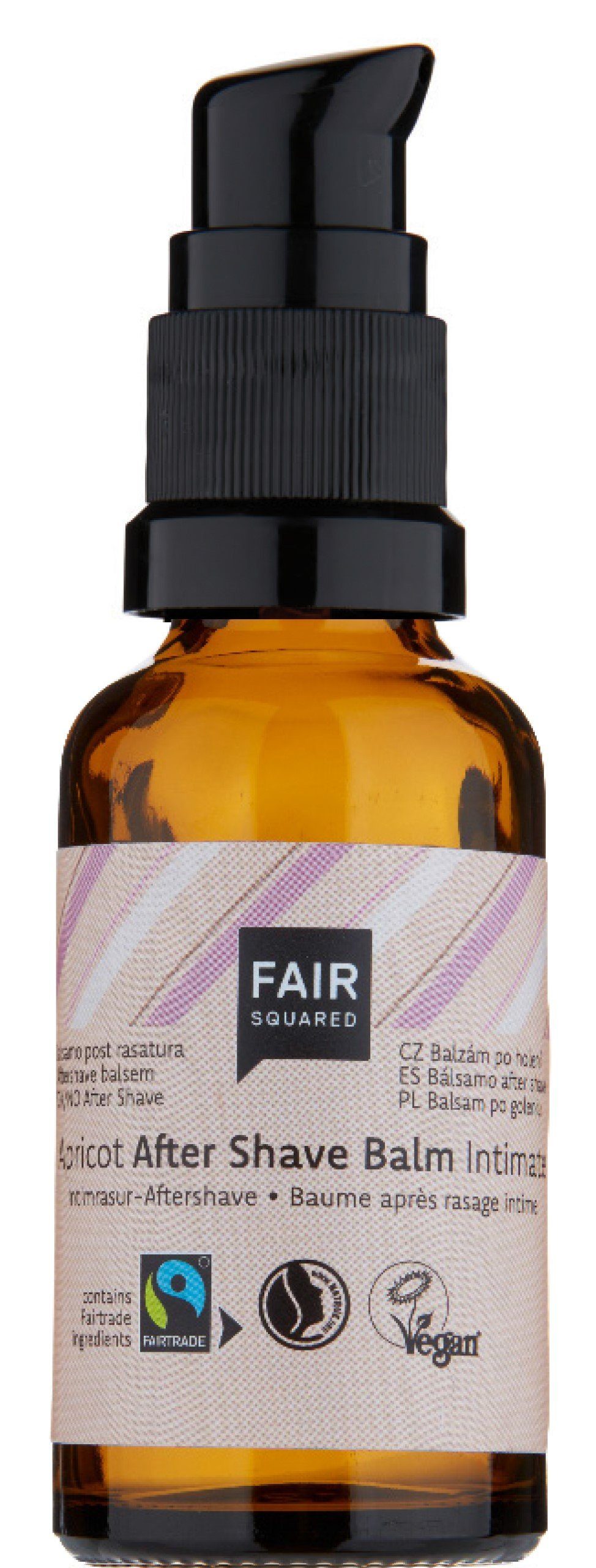 Fair Squared After-Shave Balsam FAIR 1-tlg., Aprikose 30 SQUARED vor Balsam Irritationen After Shave Schützt Flasche, ml