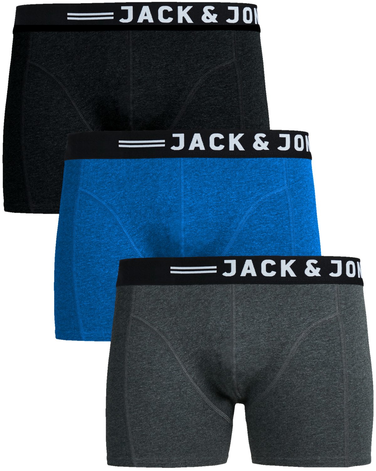 Jack & Jones Boxershorts (3er-Pack) mit Logo auf dem Taillenbund