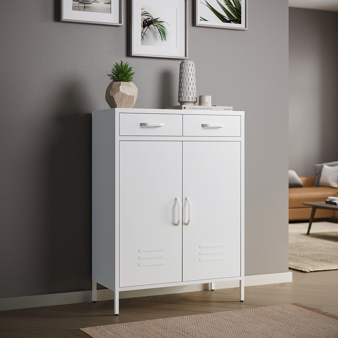 skølm. Highboard Atria (weiß, 110x80x38 cm), günstig online kaufen