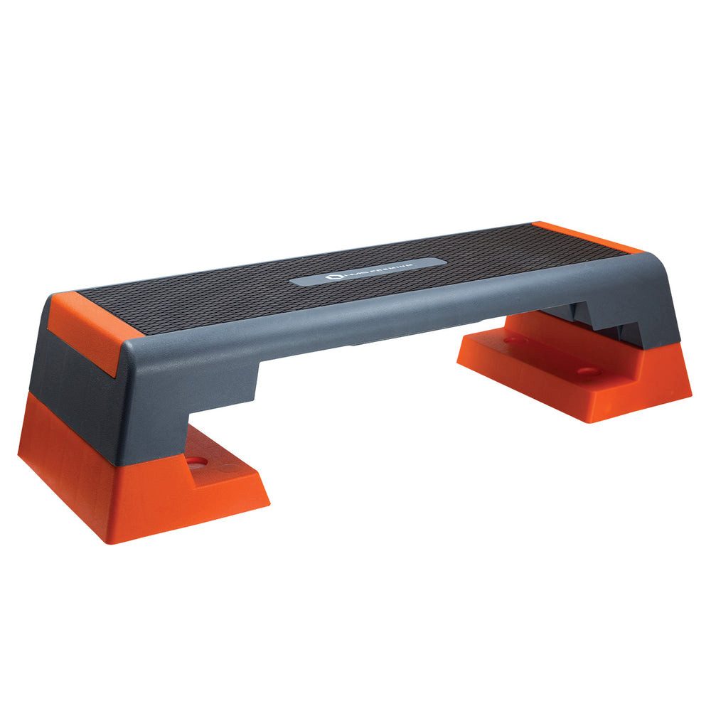 HMS Stepper Steppbrett Aerobicboard Fitnesstrainer (Spar-Set, 1-tlg., 97 x 35 cm rutschfest), 3-stufig höhenverstellbar, rutschfest, bis 300 kg