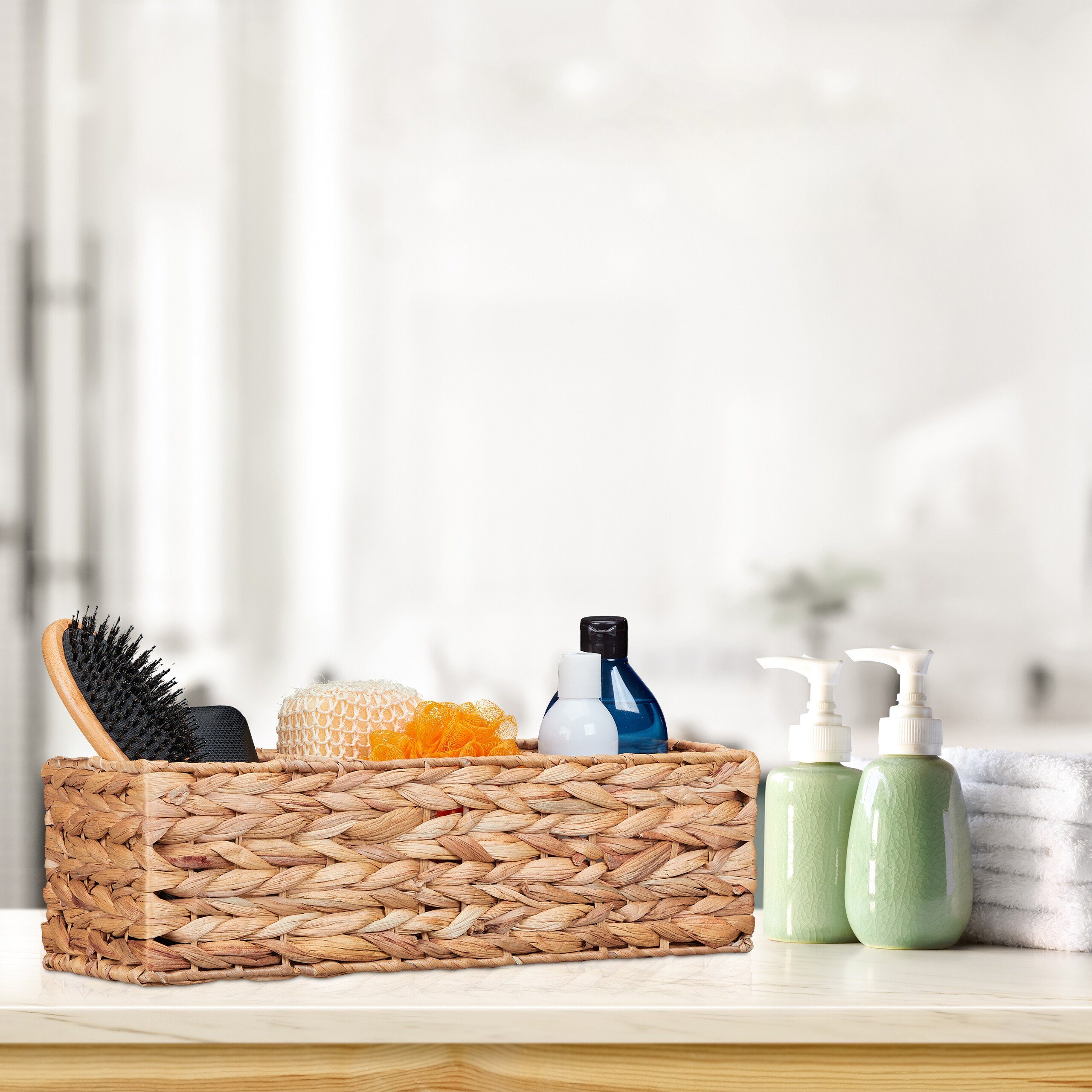 relaxdays Aufbewahrungskorb mit 3 Fäch günstig online kaufen