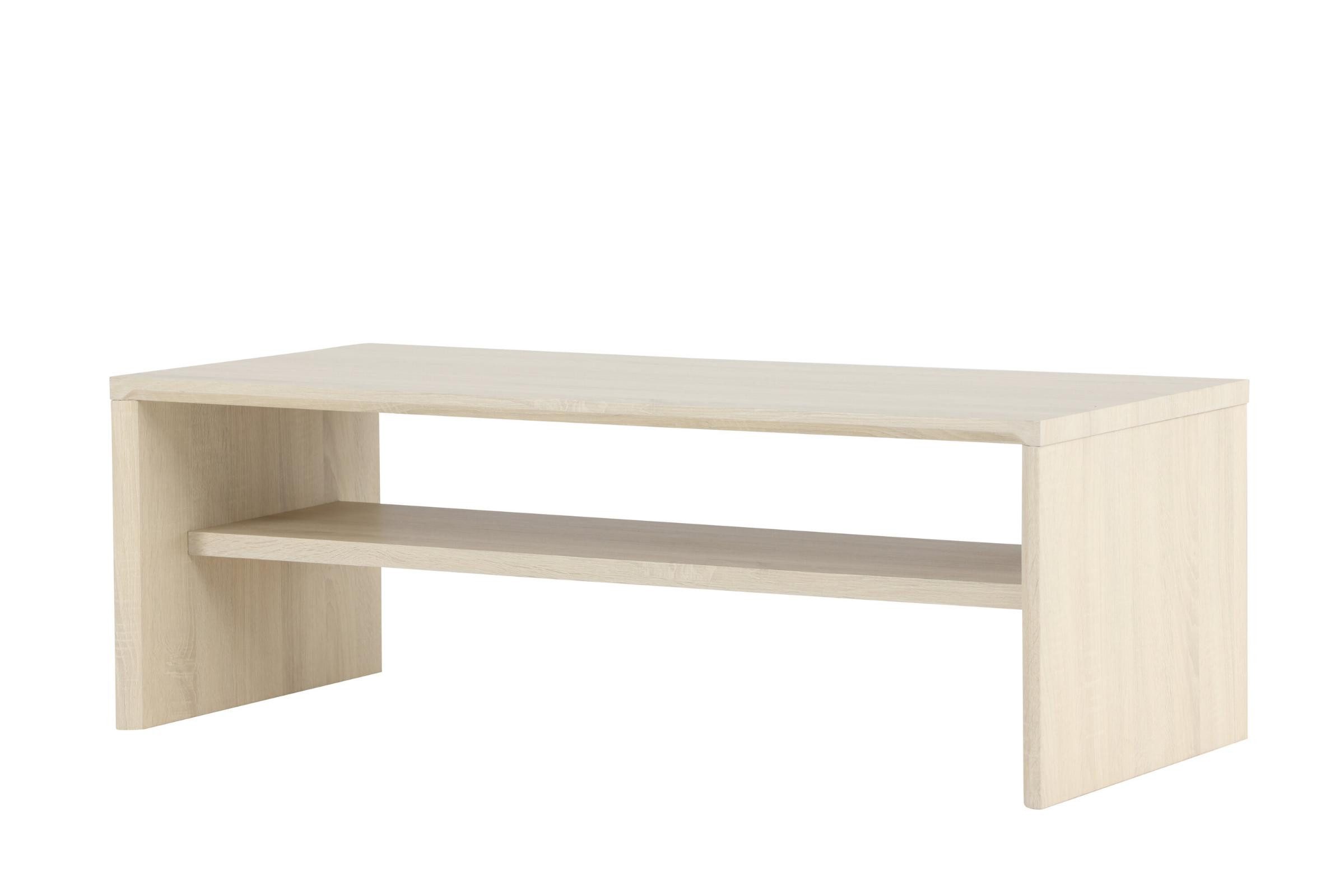 Venture Home Couchtisch Telemarket Couchtisch 1 Regalboden Whitewash. (1-St)
