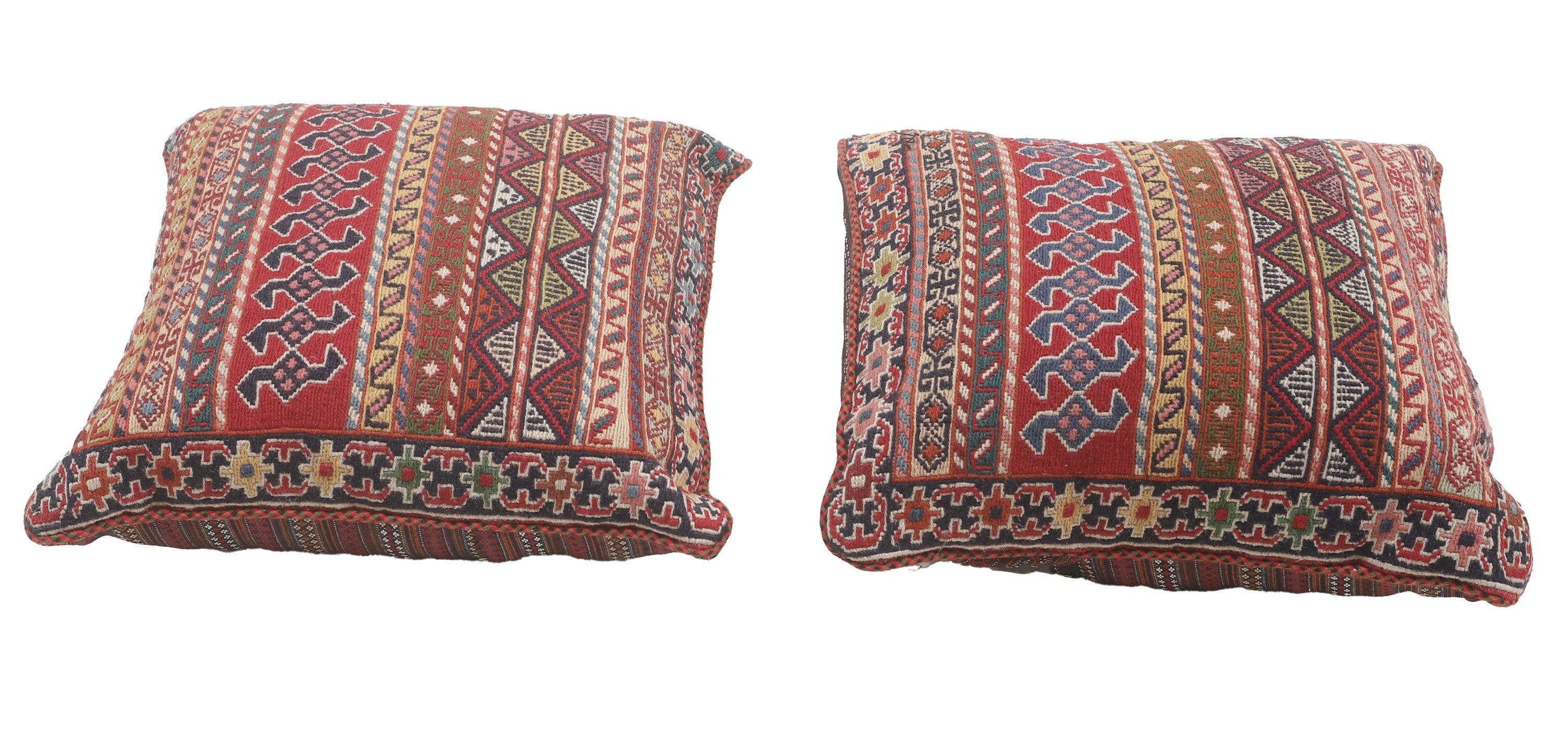 Carpet Avenue Teppich Kelim Suzani Kissen x 2 50x50, Quadrat, Höhe: 200 mm