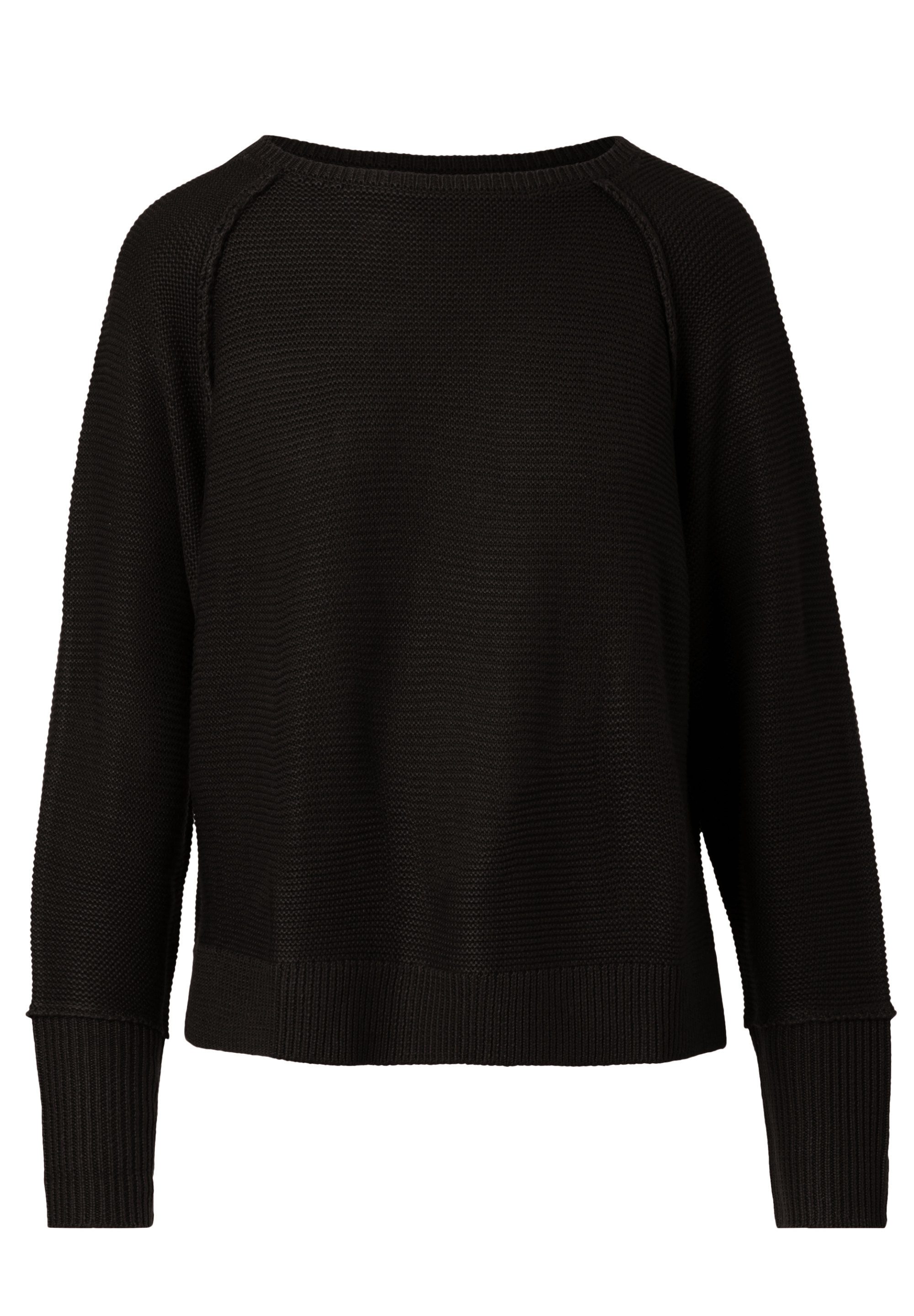 Adrianna Papell Strickpullover Exposed Seam Seed Stitch Sweater with Long R günstig online kaufen