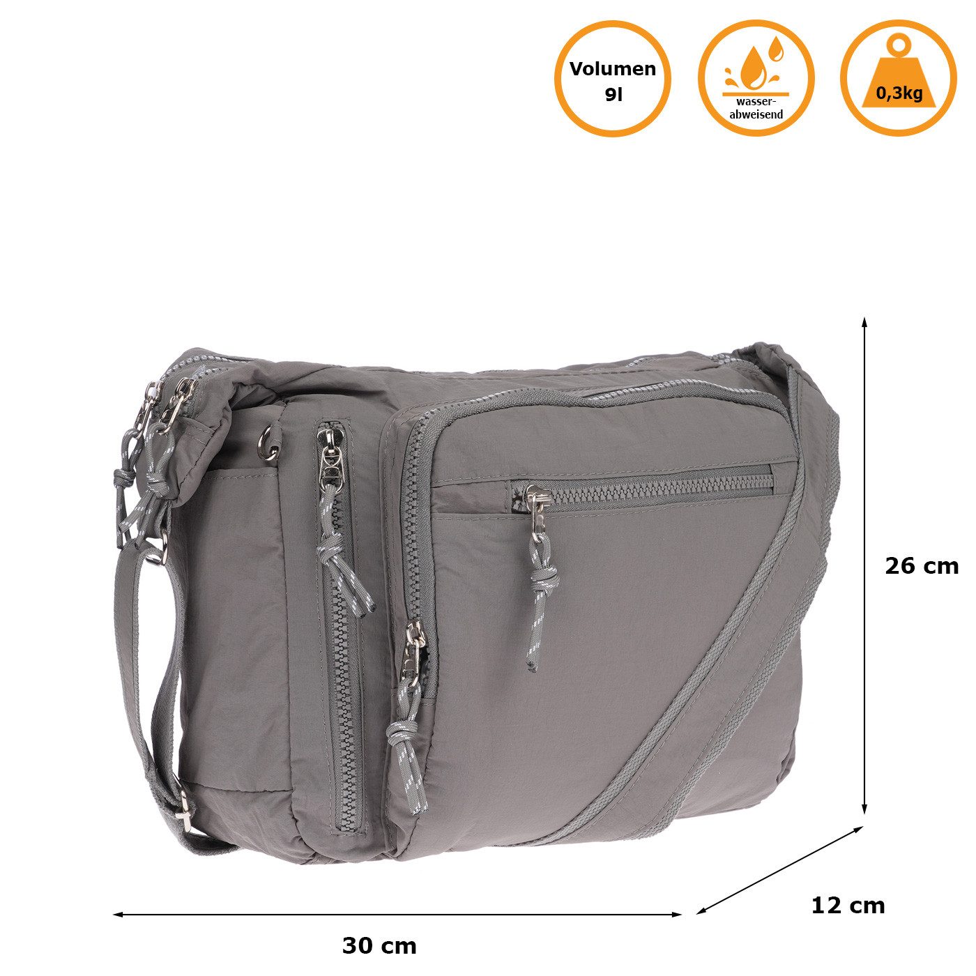 Christian Wippermann Henkeltasche Große Damen Tasche Umhängetasche Schultertasche (einzeln), Henkeltasche