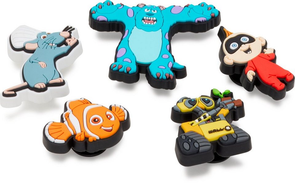 Crocs Schuhanstecker Jibbitz™ Pixar (Set, 5-tlg., Kein Spielzeug. Nicht für Kinder  unter 3 Jahren geeignet), mit verschiedenen Motiven, Süßes Set in  verschiedenen Farben und Motiven