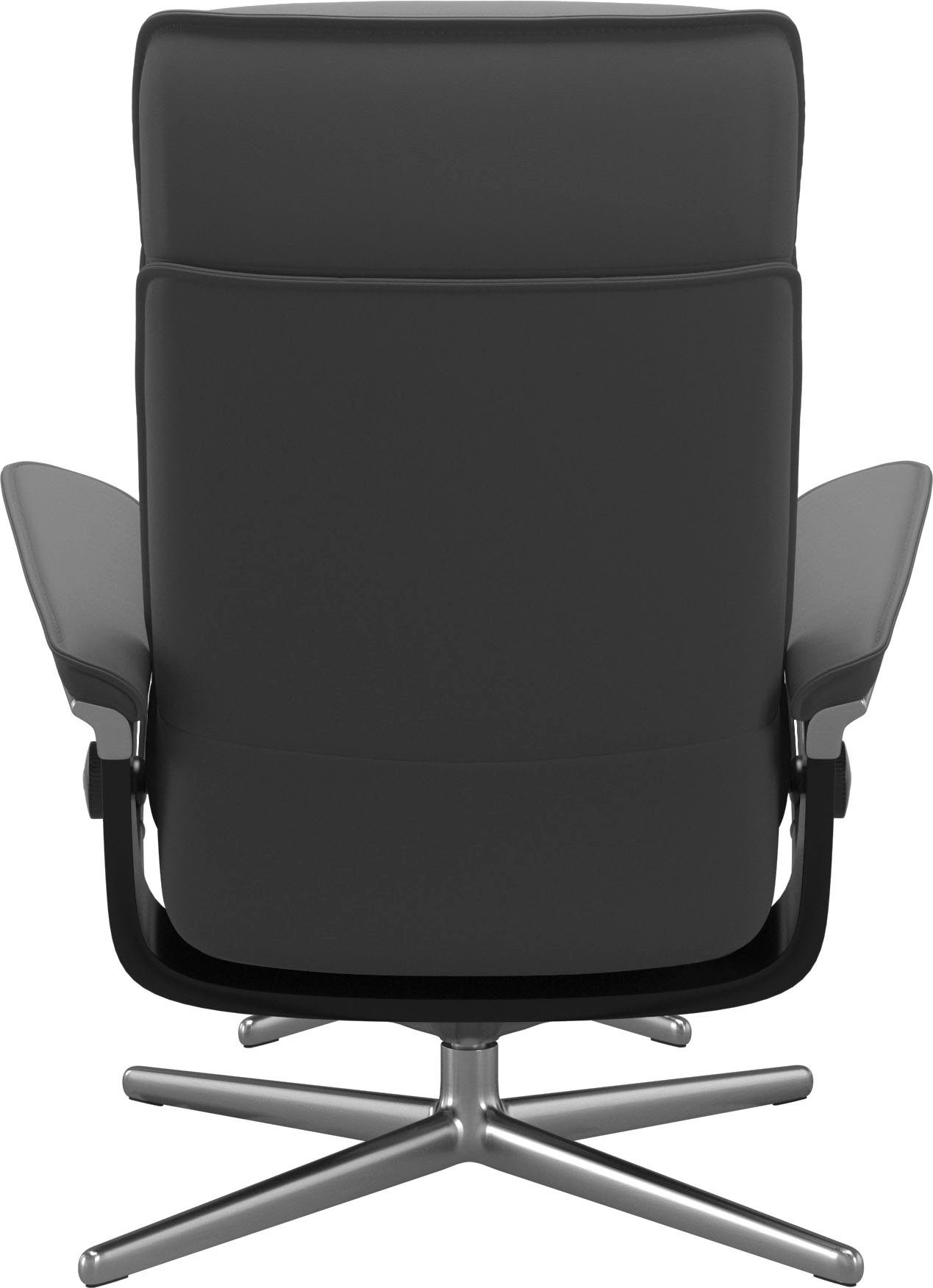 Stressless® Relaxsessel Admiral, mit Cross Base, Größe M & L, Holzakzent Schwarz