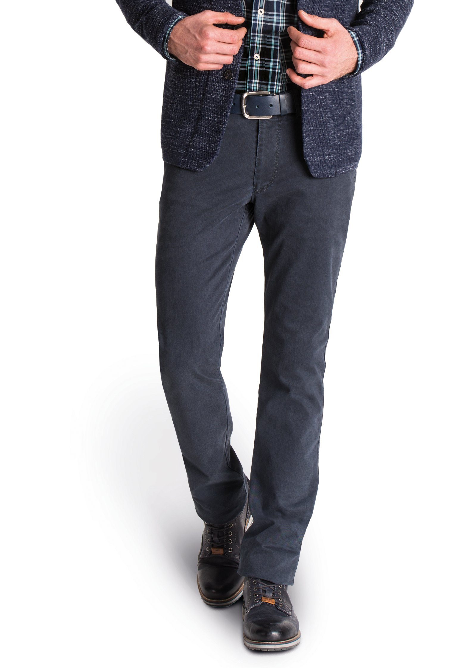 aubi: Stoffhose aubi Perfect Fit Herren Winter Hose Baumwollhose High Flex Abseite Modell 577