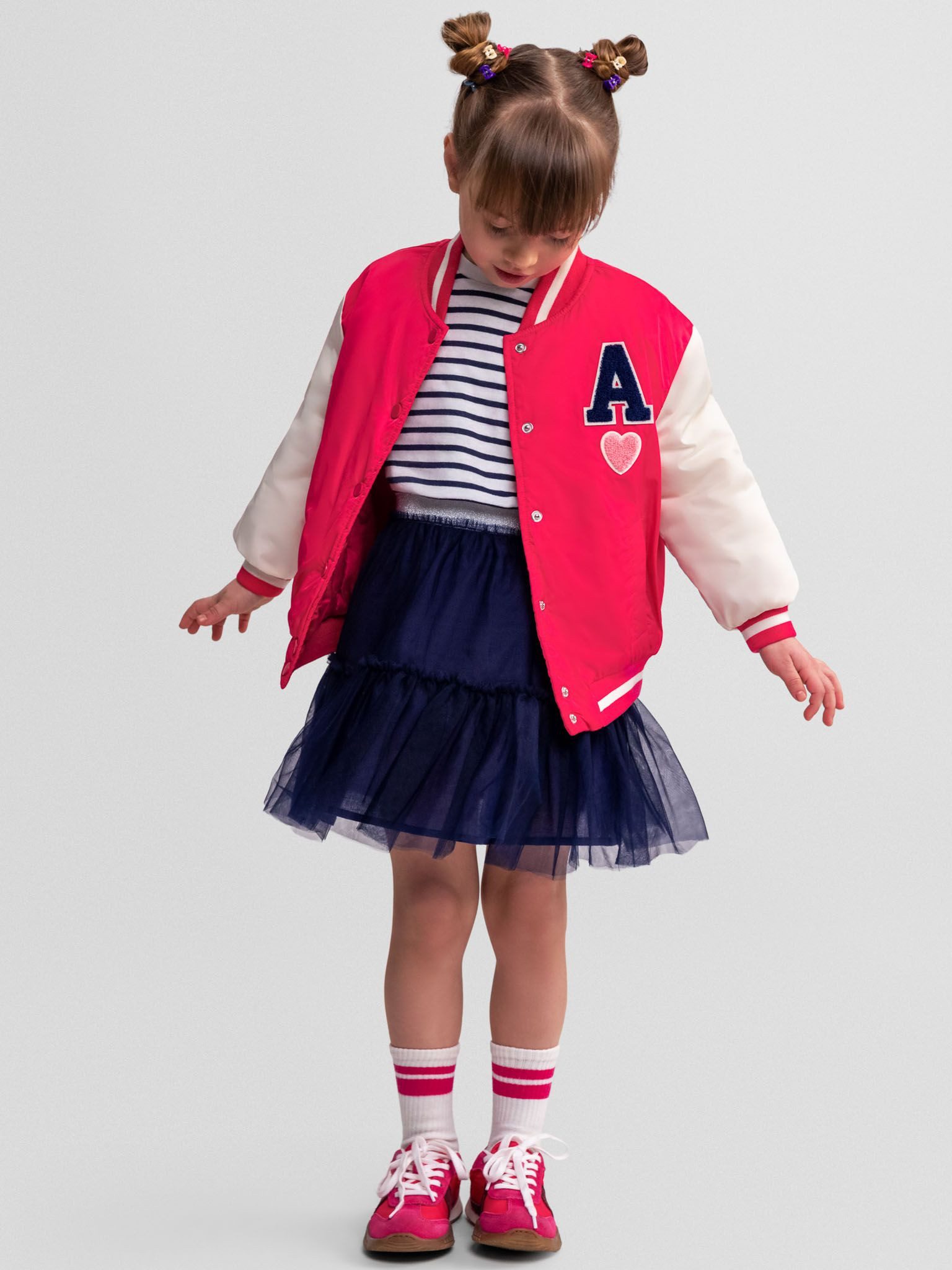 MINOTI Bomberjacke Bündchen an Ärmelabschlüssen, am Saum und am Hals