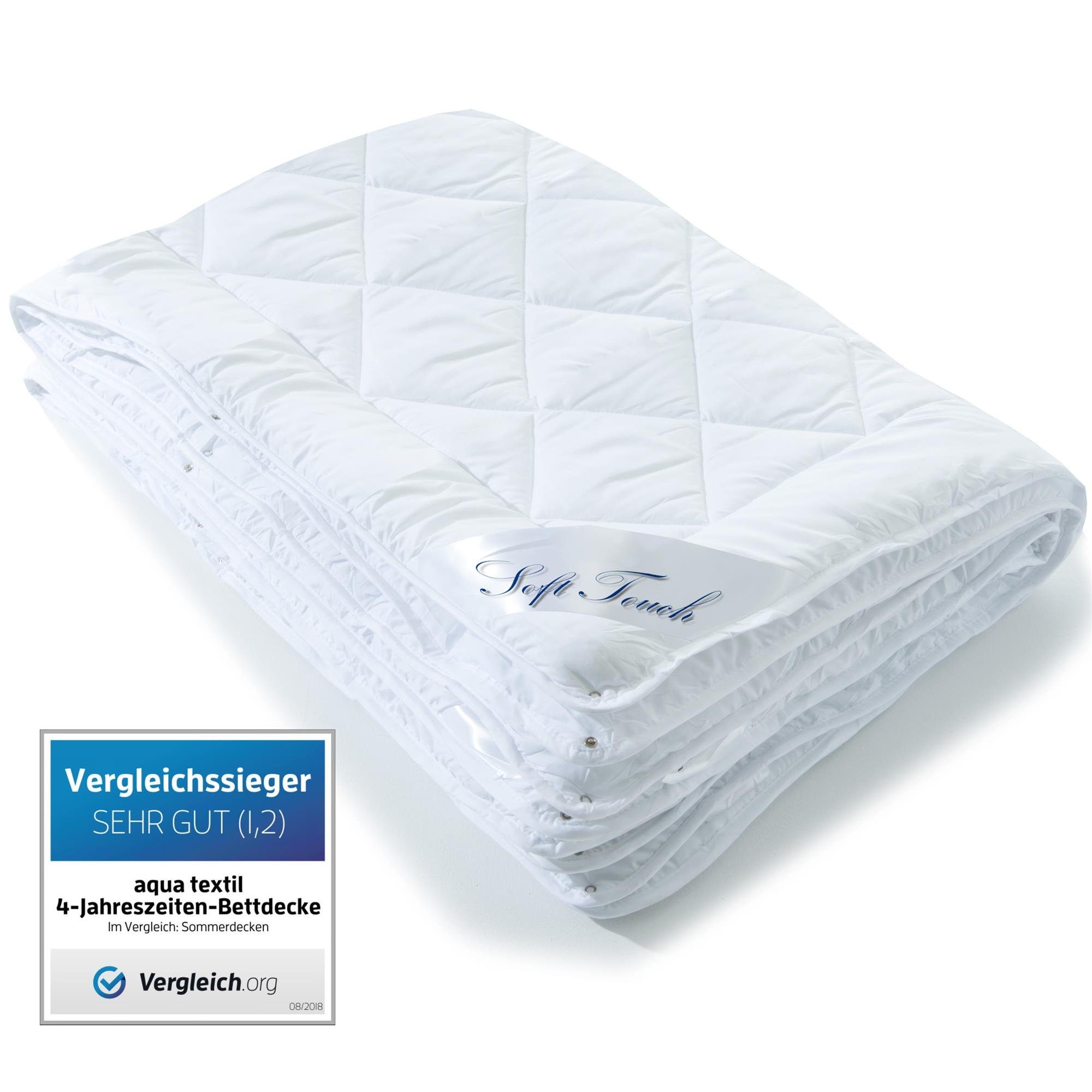 aqua-textil Bettdecke, Kopfkissen + Topper Soft günstig online kaufen
