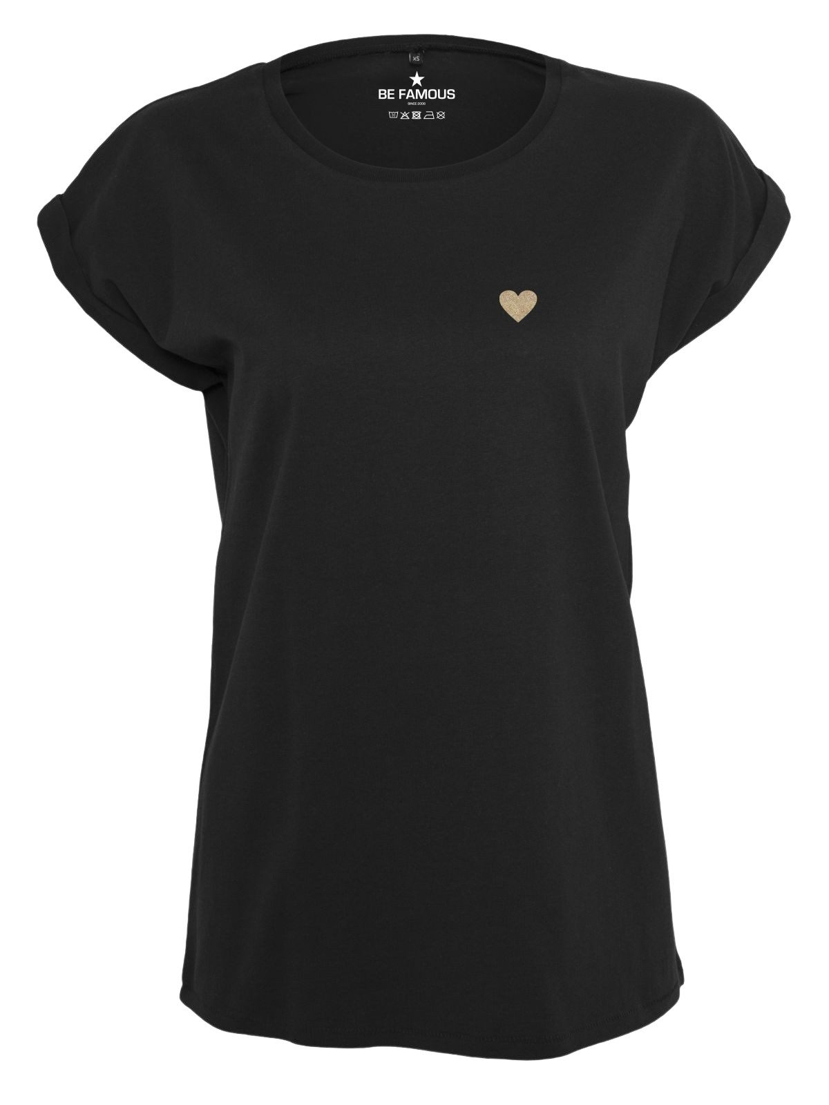Be Famous Print-Shirt Classic Roll Up günstig online kaufen