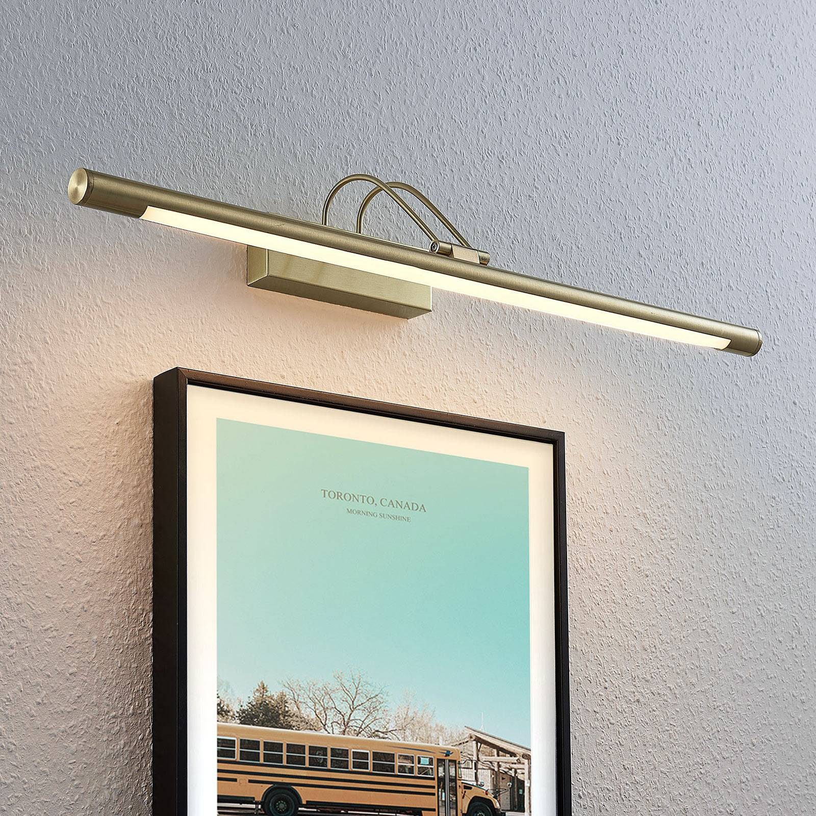 Lindby Bilderleuchte Mailine, LED 13 W gesamt, warmweiß
