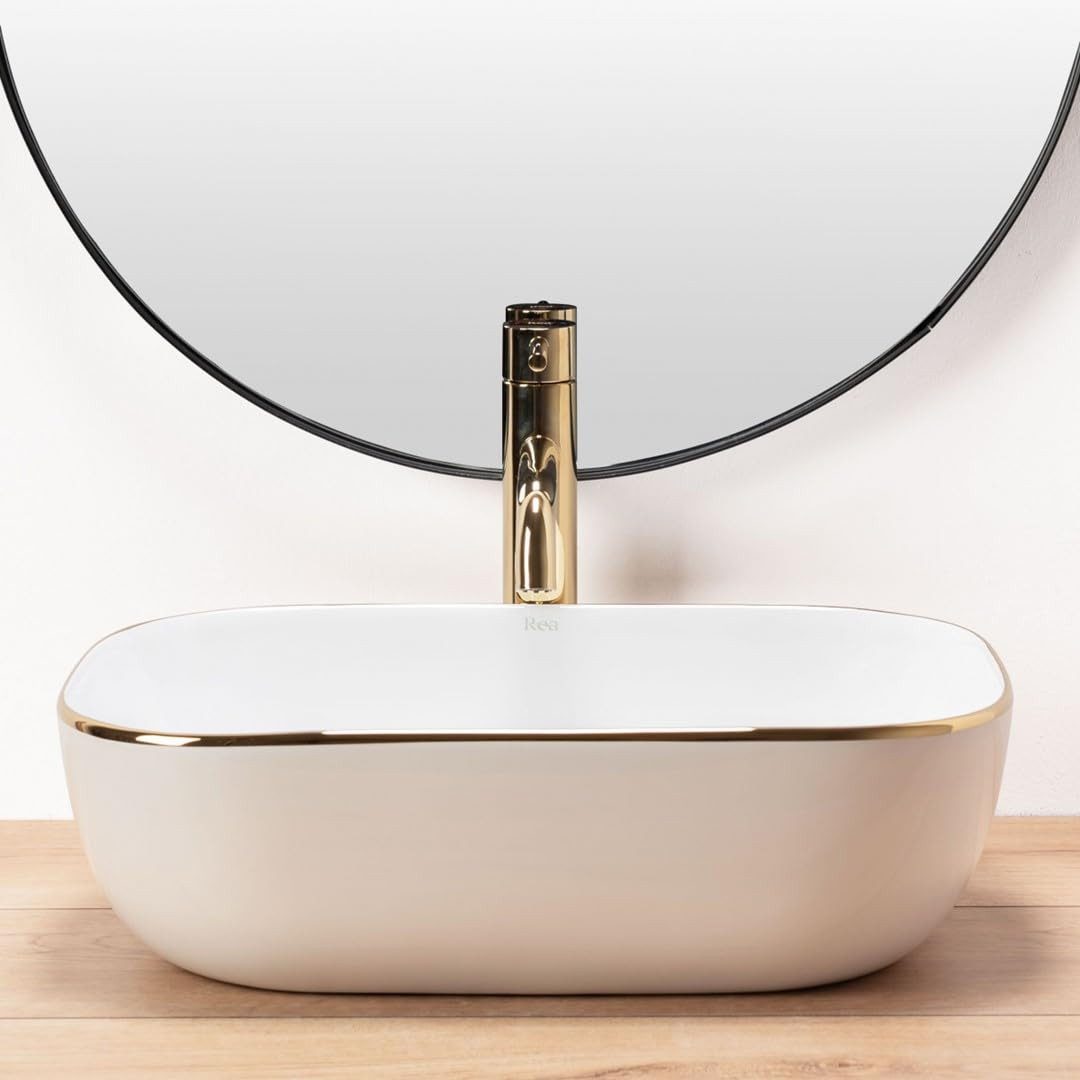 GTM Design Aufsatzwaschbecken BELINDA Modern Waschbeckenm günstig online kaufen