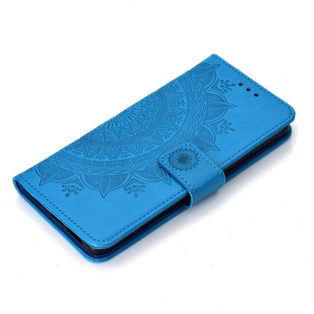 CoverKingz Handyhülle Hülle für Samsung Galaxy S10+ (Plus) Handyhülle Case Schutzhülle 15,2 cm (6 Zoll), Klapphülle Schutzhülle mit Kartenfach Schutztasche Motiv Mandala