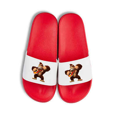 Youth Designz Donkey Kong Unisex Badelatschen Flip Flops Badeschuh mit lustigen Logo für Damen und Herren