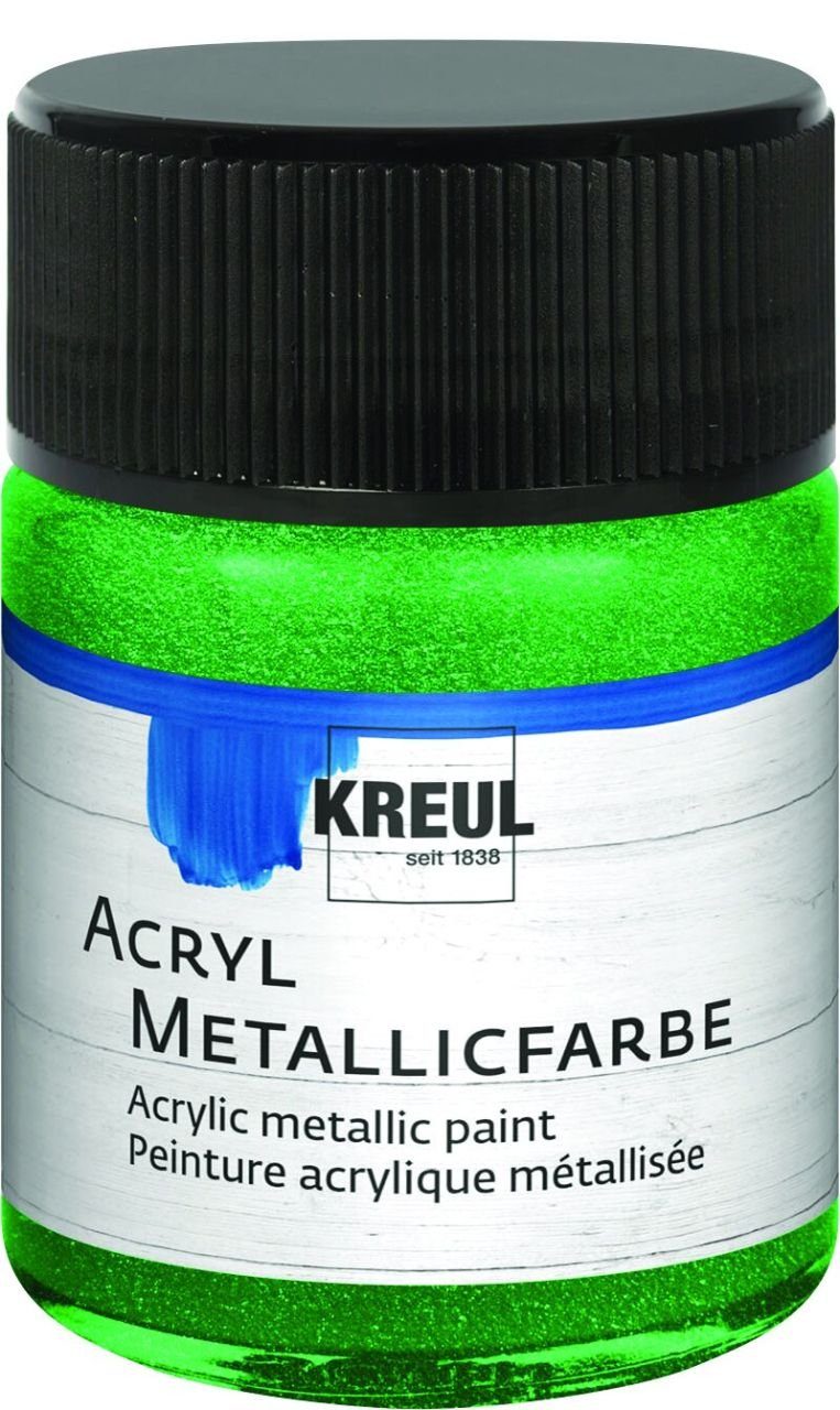 Kreul Künstlerstift Kreul Acryl Metallicfarbe grün 50 ml