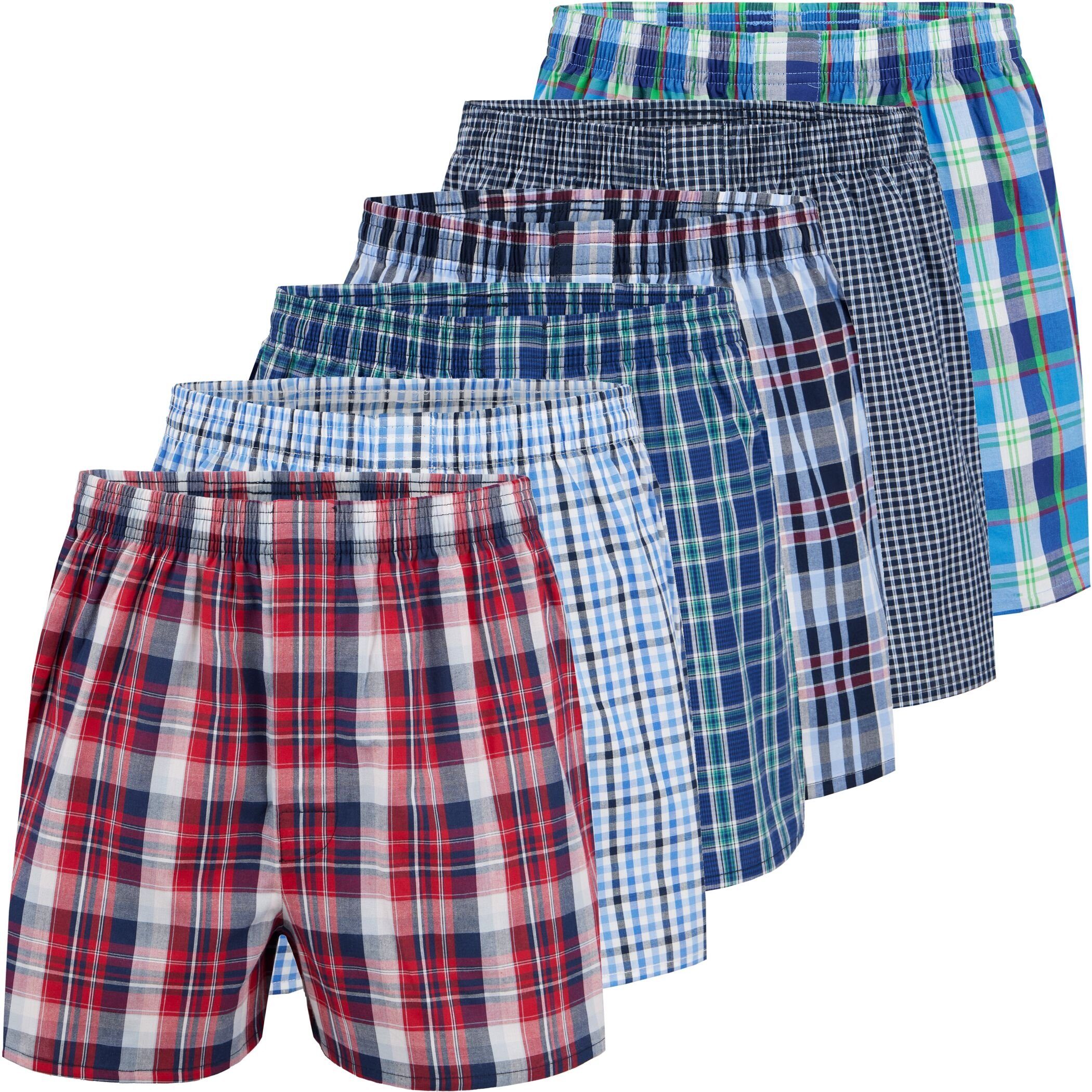 Boxershorts City Life Herren Boxershorts Shorts Boxer (6er Pack) Sparpack S - 4XL