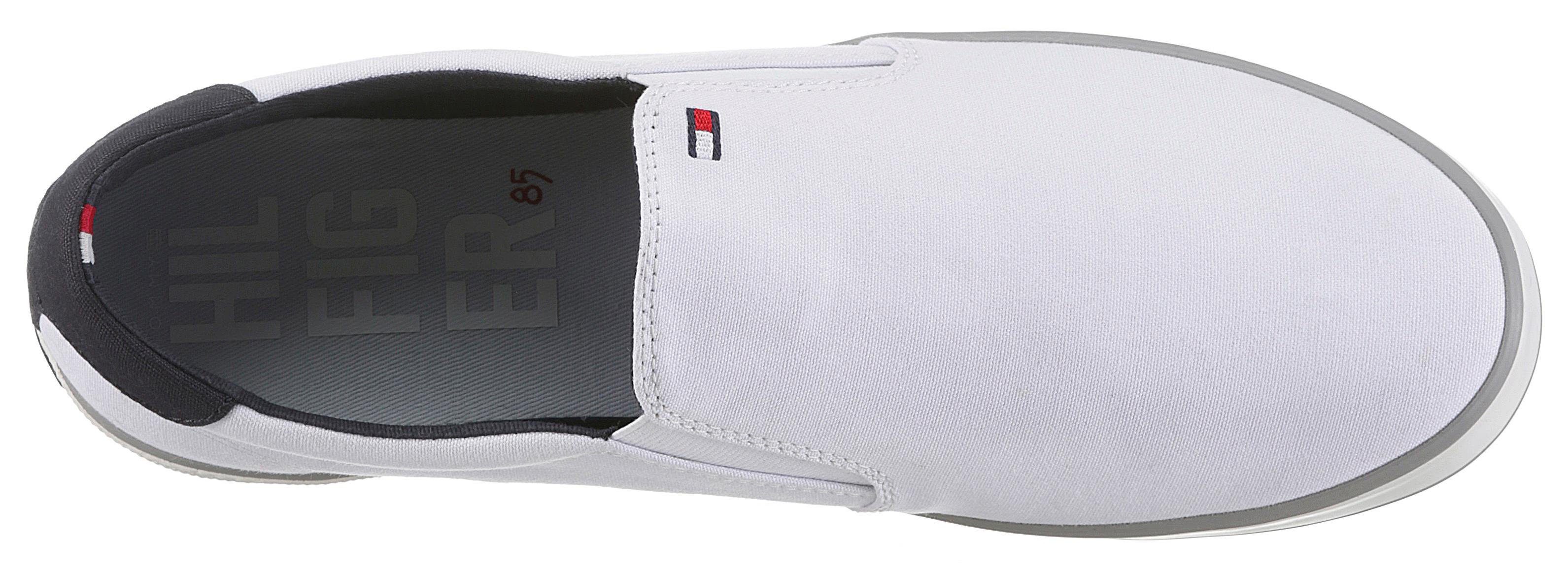 Tommy Hilfiger ICONIC SLIP ON SNEAKER Slip-On Sneaker Slipper, Freizeitschuh, Halbschuh mit seitlichen Stretcheinsätzen