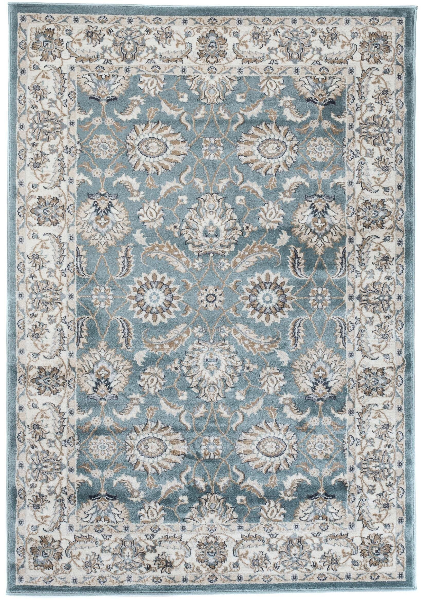 x Teppich Blau, Teppich Orient Traditioneller Oriente für - cm, Orientteppich Geeignet 60 Wohnzimmerteppich Mazovia, 100 Fußbodenheizung, Pflegeleicht,