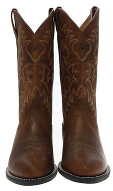 Ariat HERITAGE WESTERN R TOE Braun Cowboystiefel Herren Westernreitstiefel