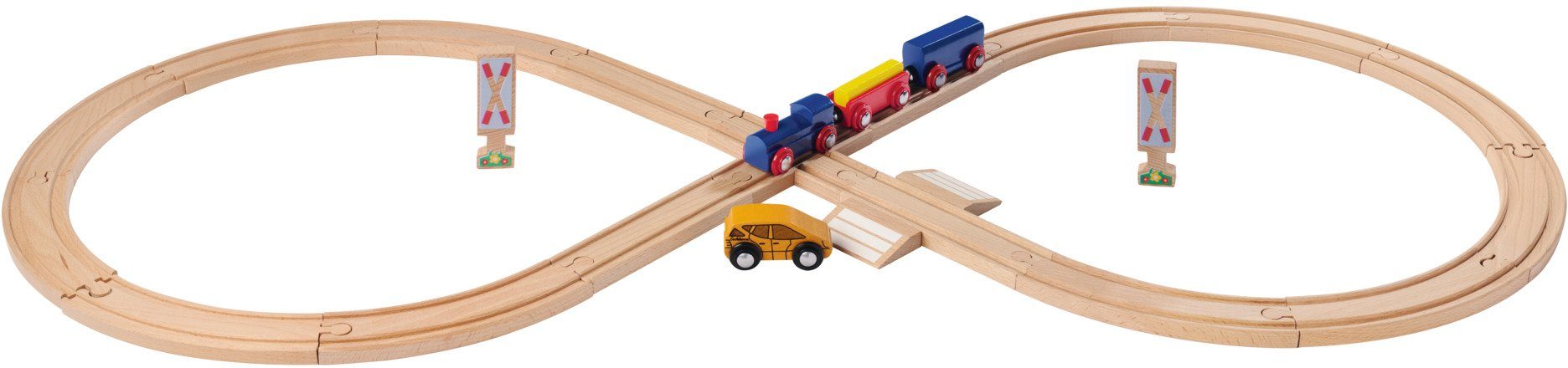 Eichhorn Spielzeug-Eisenbahn Achterbahn, (Set, 27-tlg), FSC® - schützt Wald günstig online kaufen