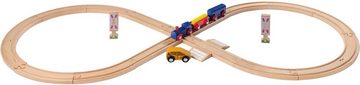 Eichhorn Spielzeug-Eisenbahn Achterbahn, (Set, 27-tlg), FSC®- schützt Wald - weltweit