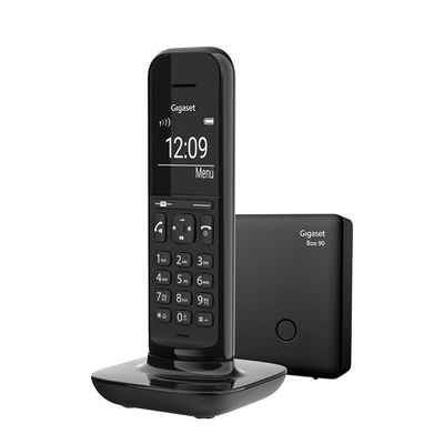 Gigaset Schnurloses Design-Telefon mit großem Display und Freisprechfunktion Schnurloses DECT-Telefon