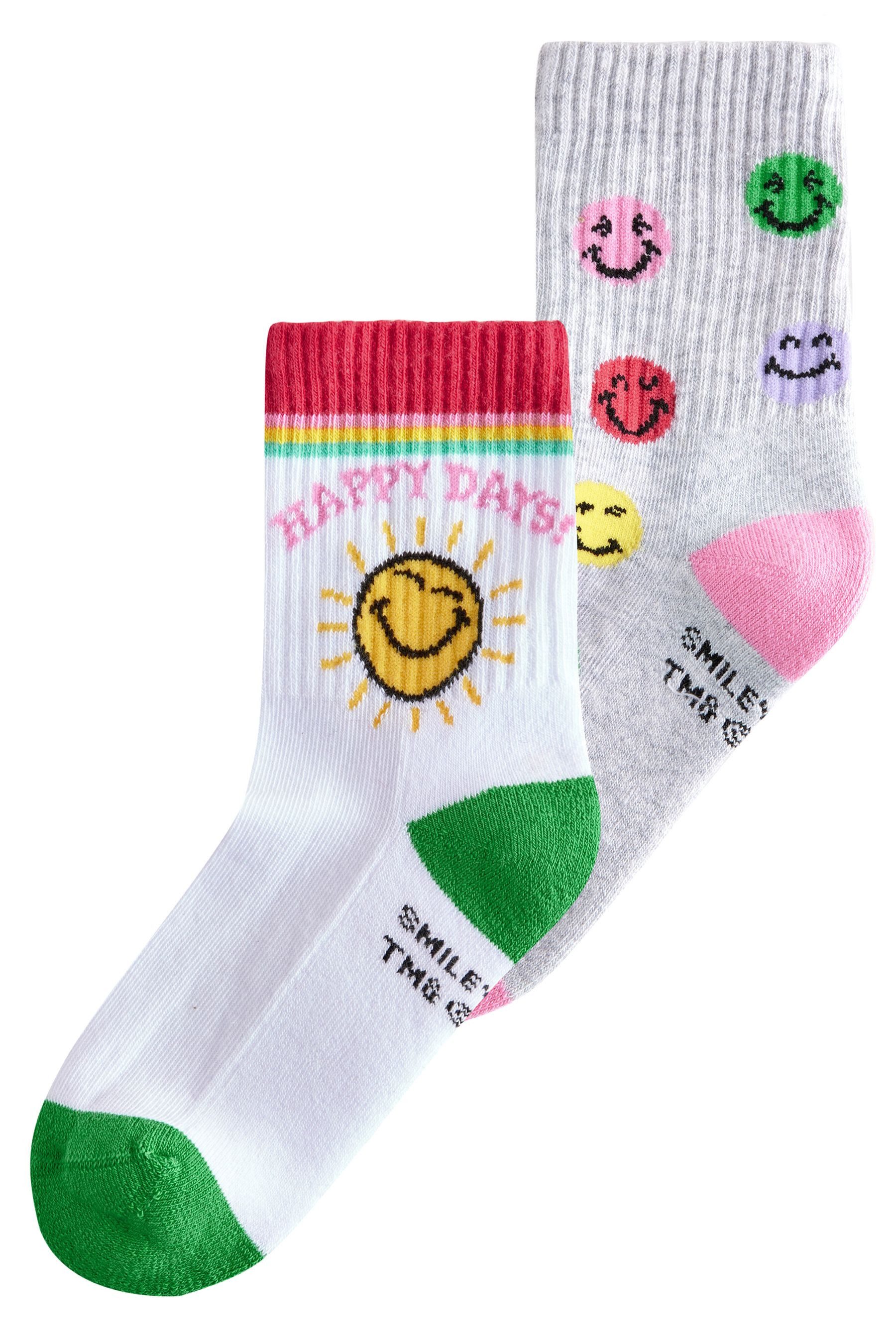 Basicsocken Socken mit Polstersohle 2er-Pack, Smiley World