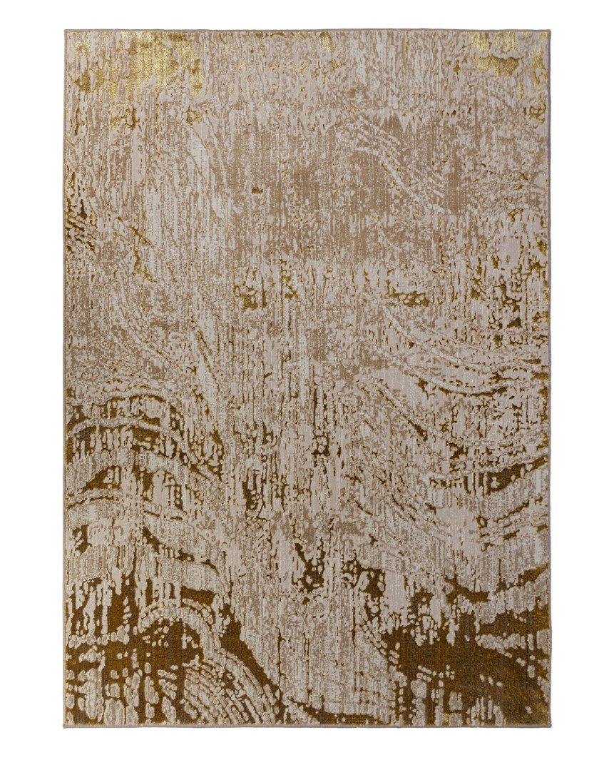 KADIMA DESIGN Teppich OUSE ESME Wohnzimmer Teppich in Metallischen Farben, Rechteckig, Höhe: 12 mm, Poldichte: 2600 g/qm,Pflegeleicht,Küchenteppich,Kurzflor