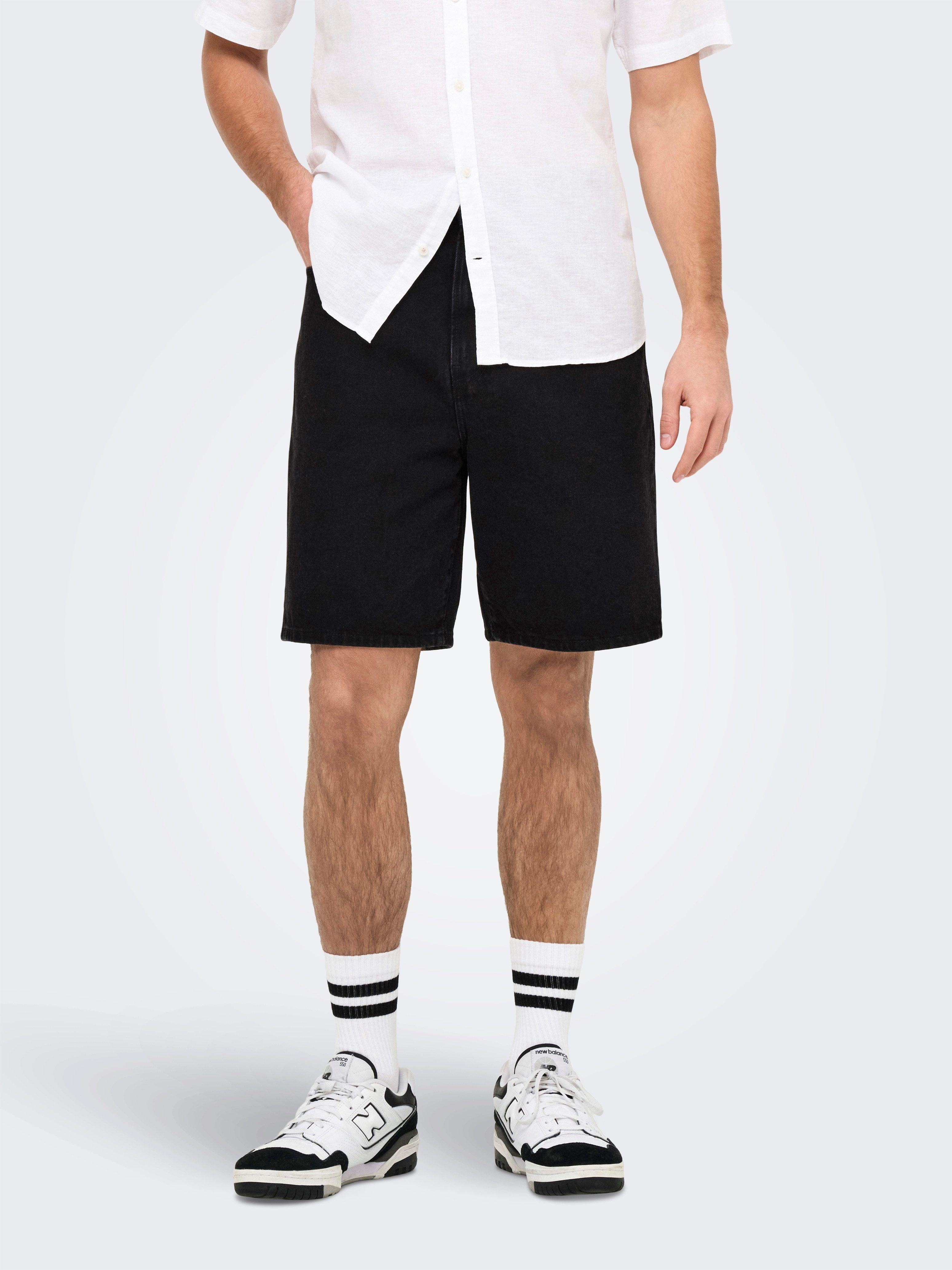 ONLY & SONS Shorts ONSFADE BLACK günstig online kaufen