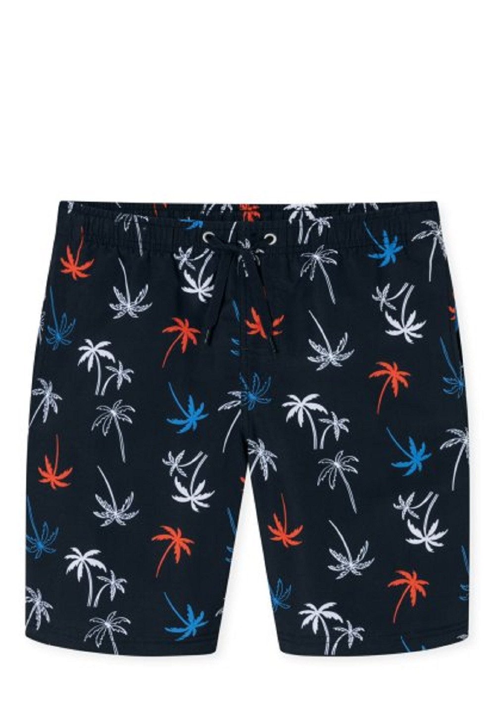 Schiesser Badehose Schwimmshorts Palme blau Gr. L 176 neu