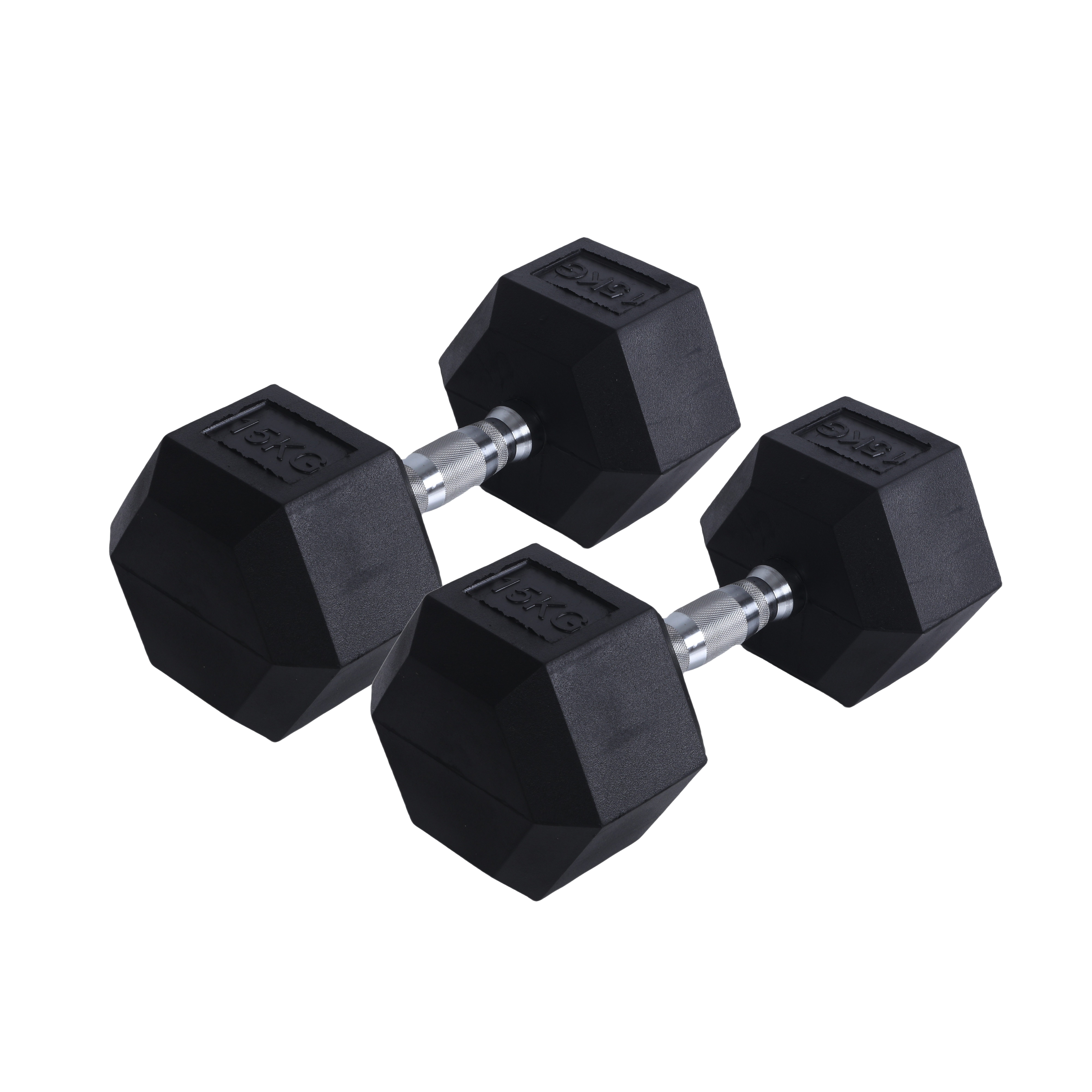 Endless Hantel-Set Paar sechseckige Hanteln mit Gummibeschichtung, (Set, Langlebiges Material, Vielseitiger Einsatz), Gummi beschichtet