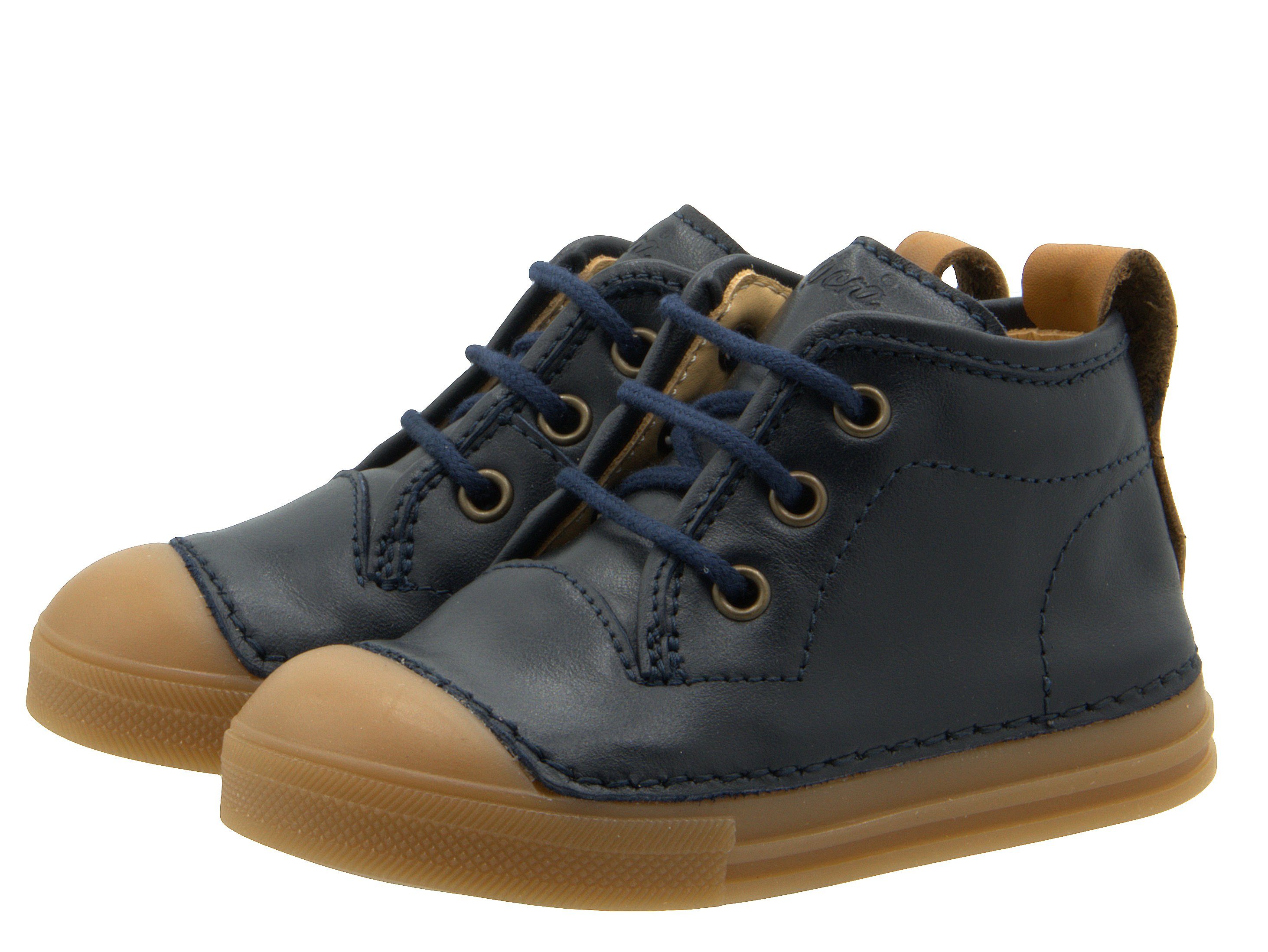 Ocra Ocra Lauflern- Kinder erste Schuhe C620 pflanz. geg. Klett Blau Schnürschuh