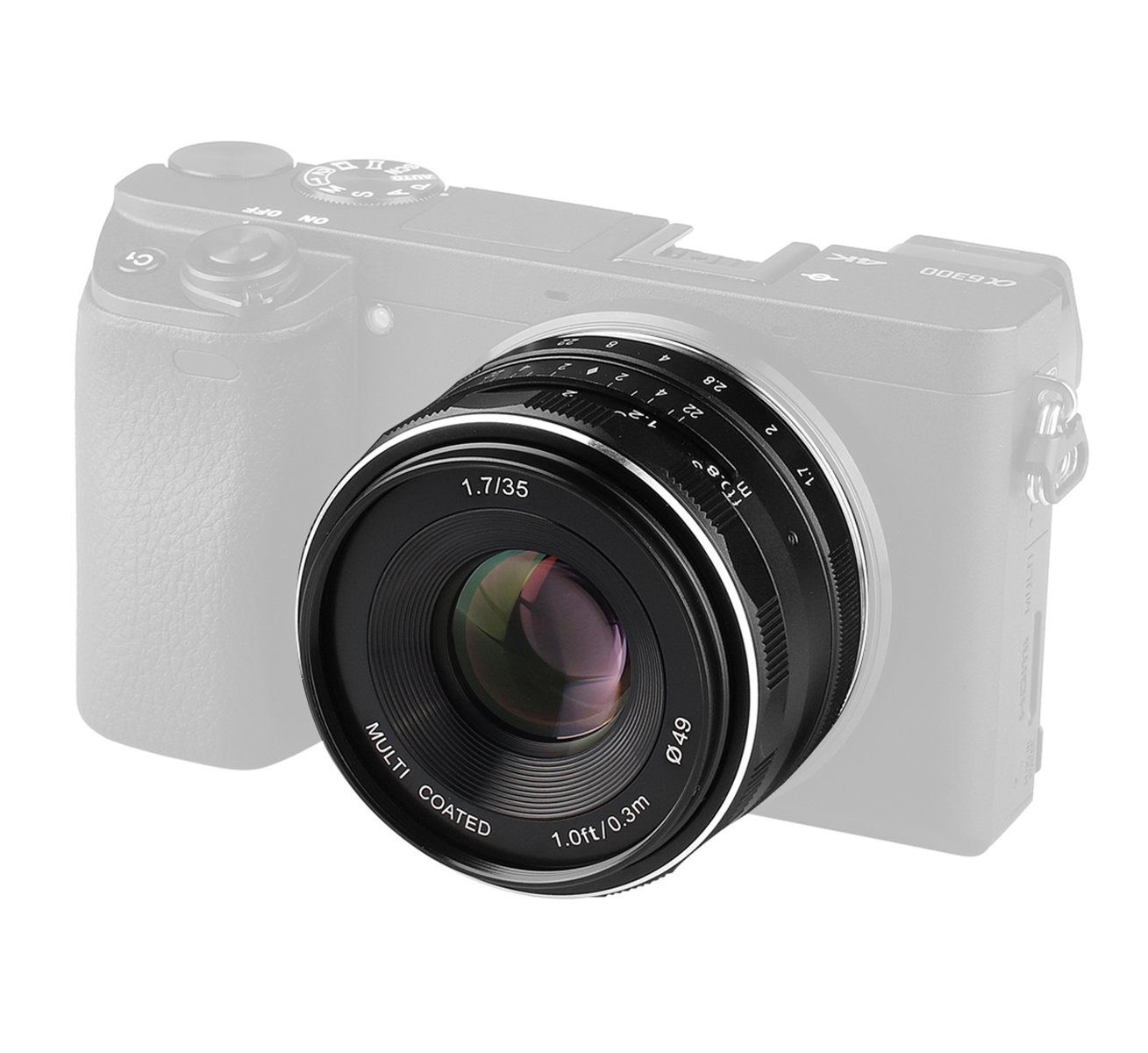 35mm Objektiv Meike für X-Mount F1.7 Meike multicoated Objektiv Fujifilm